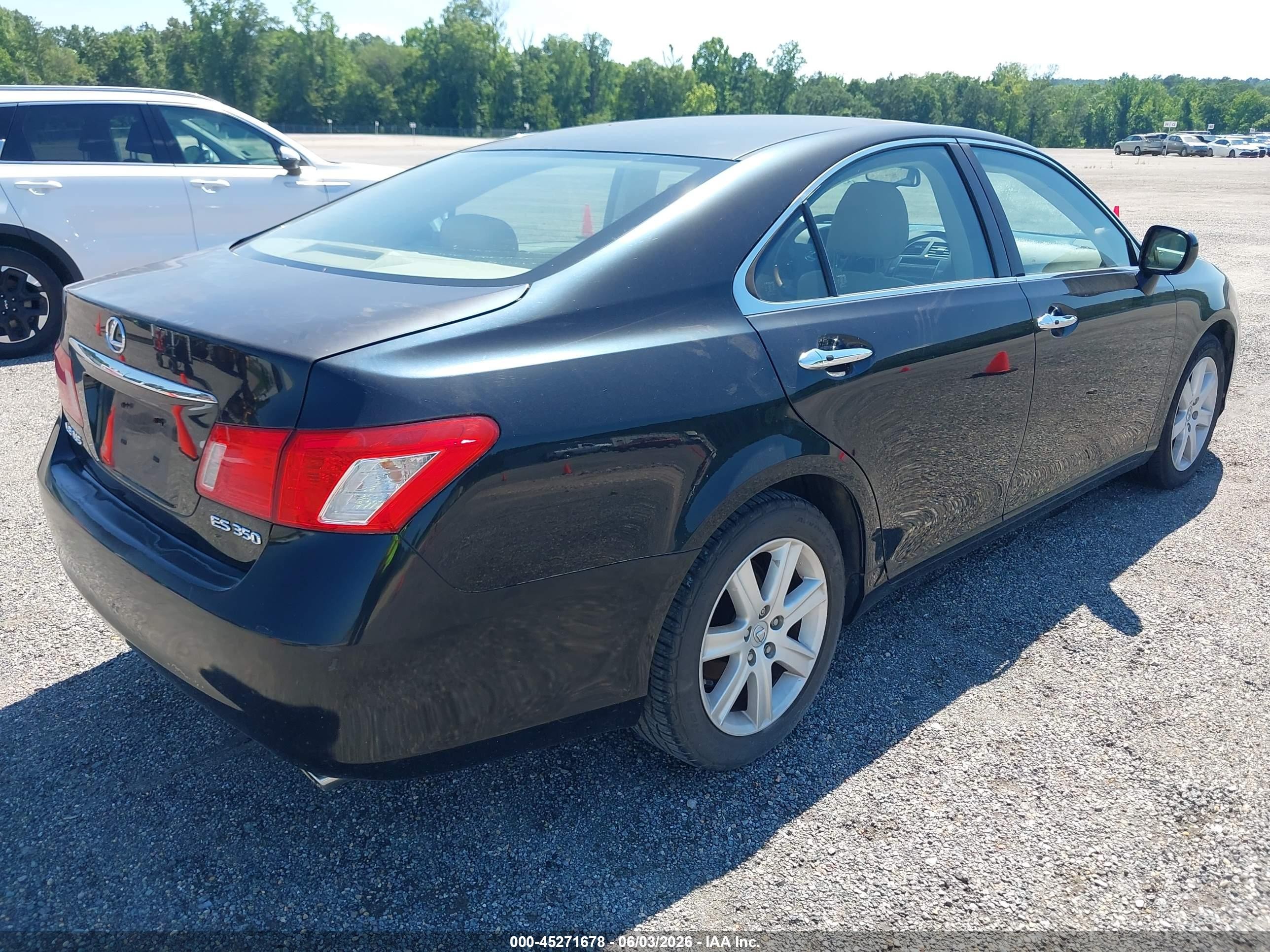 2007 Lexus Es 350   Черный vin: JTHBJ46G472052357