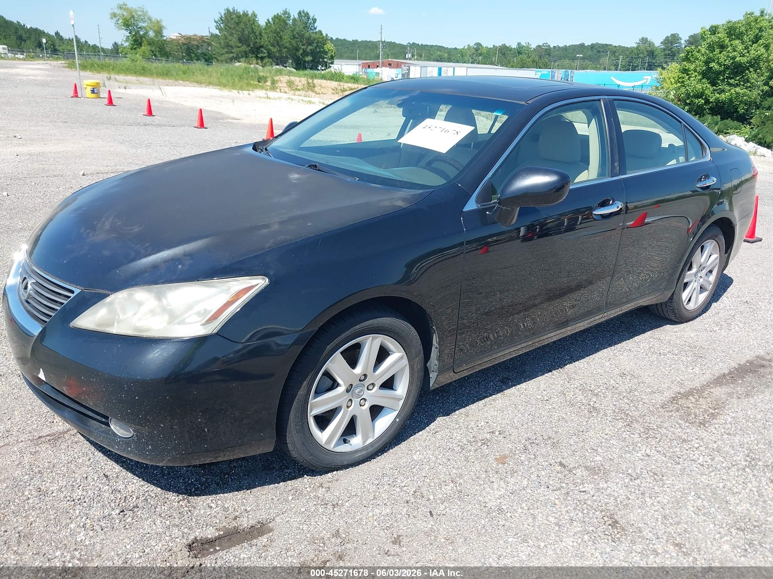 2007 Lexus Es 350   Черный vin: JTHBJ46G472052357