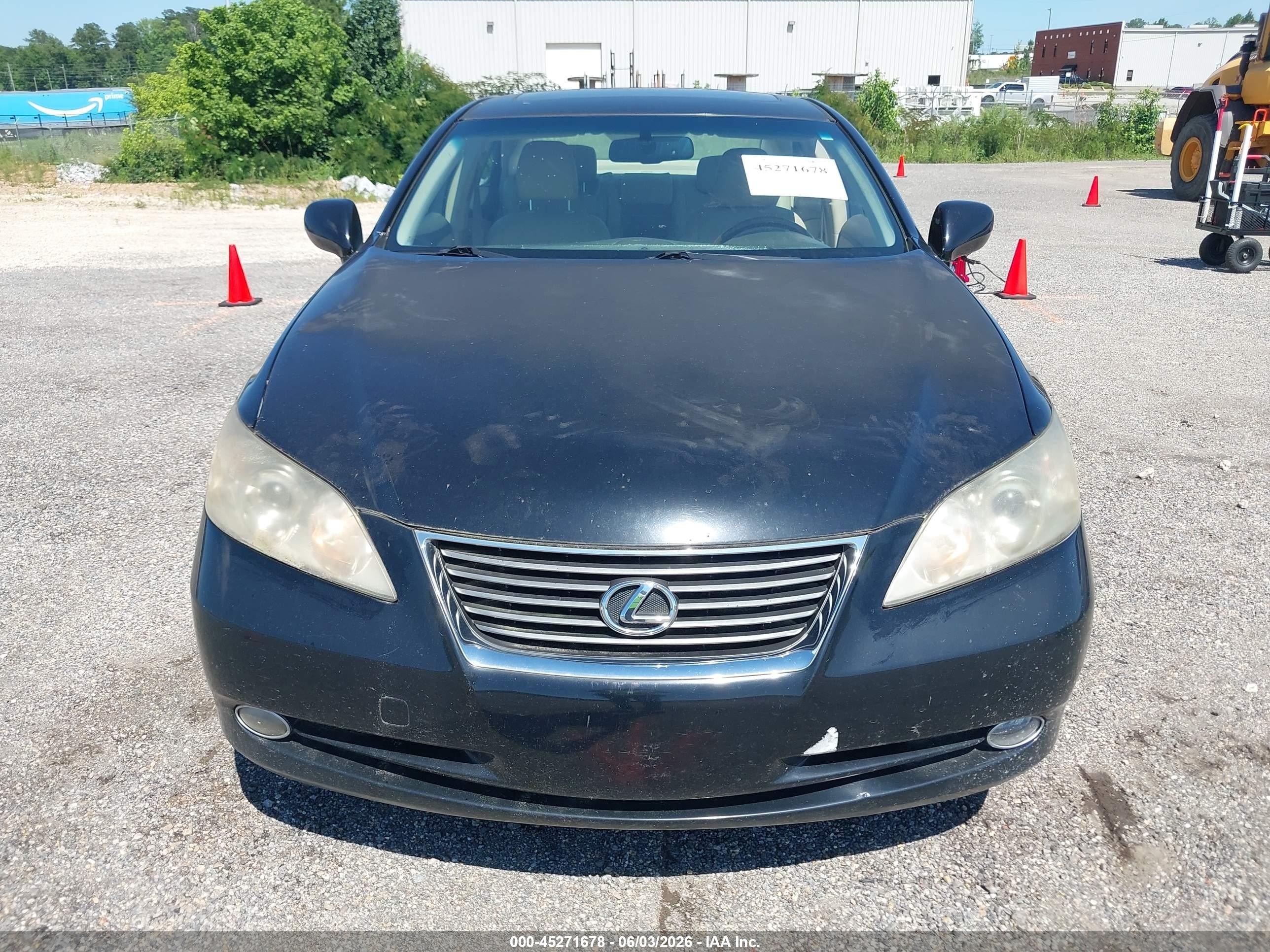 2007 Lexus Es 350   Черный vin: JTHBJ46G472052357