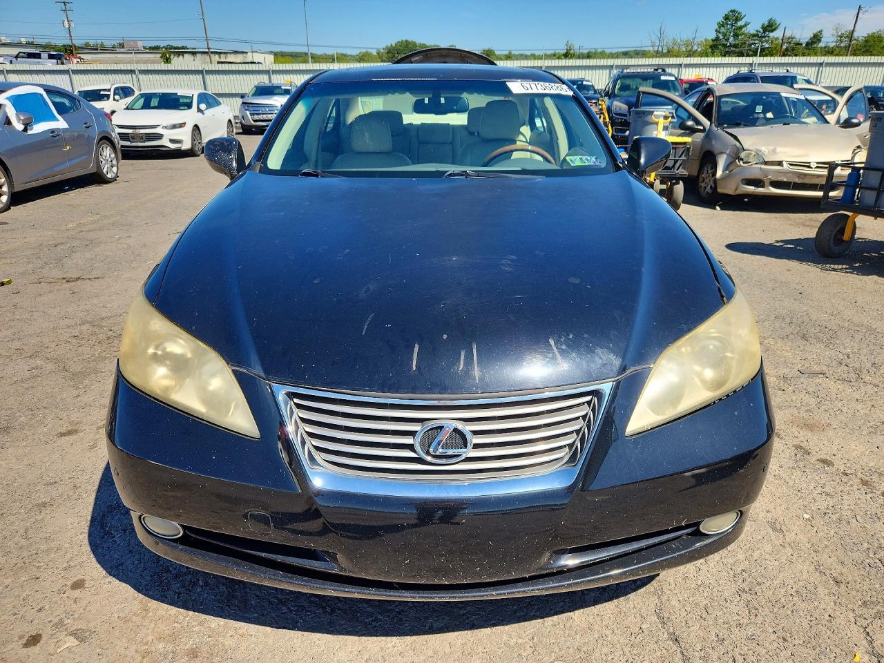 2007 Lexus Es 350 Black vin: JTHBJ46G472053637