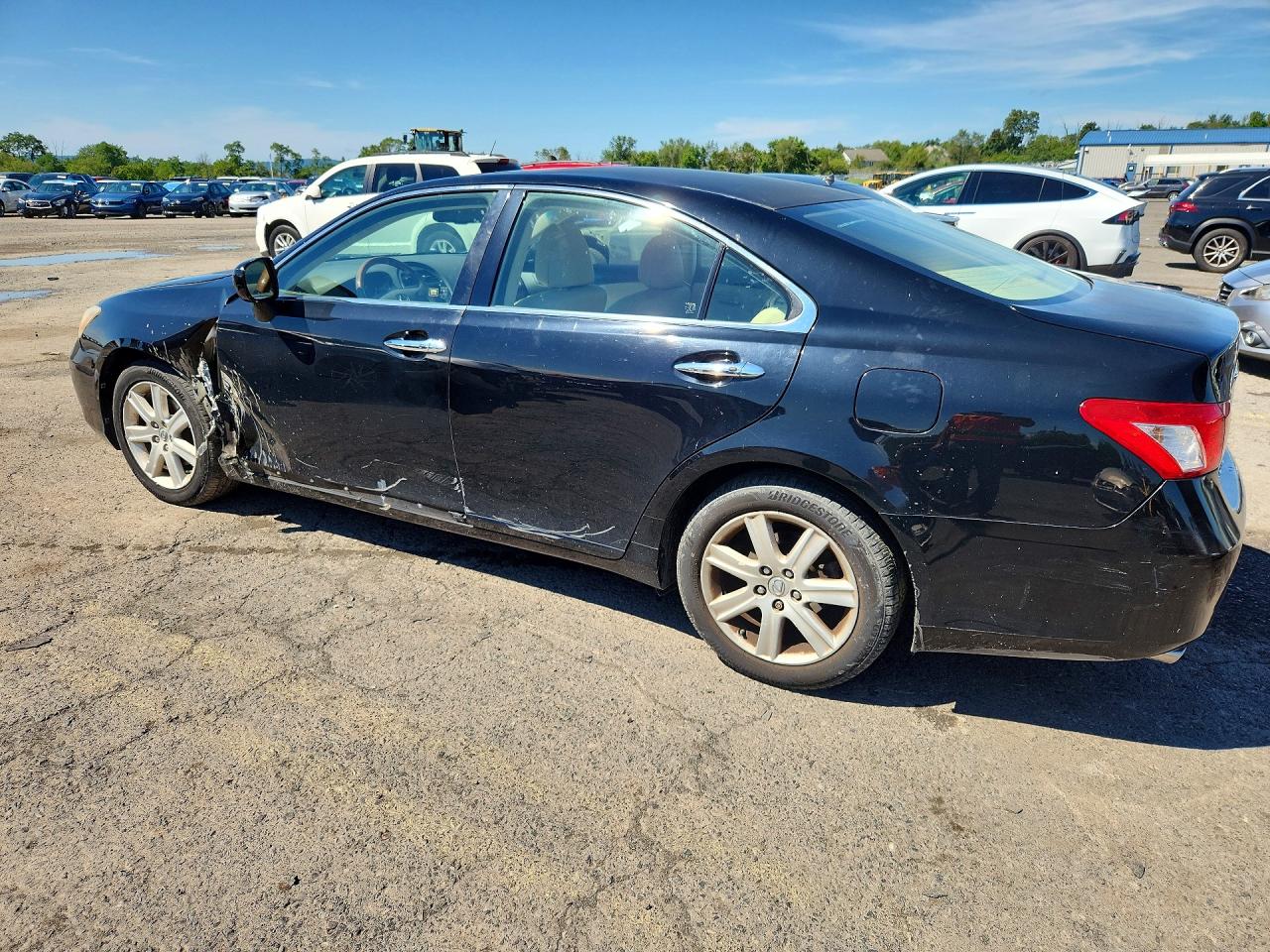2007 Lexus Es 350 Black vin: JTHBJ46G472053637