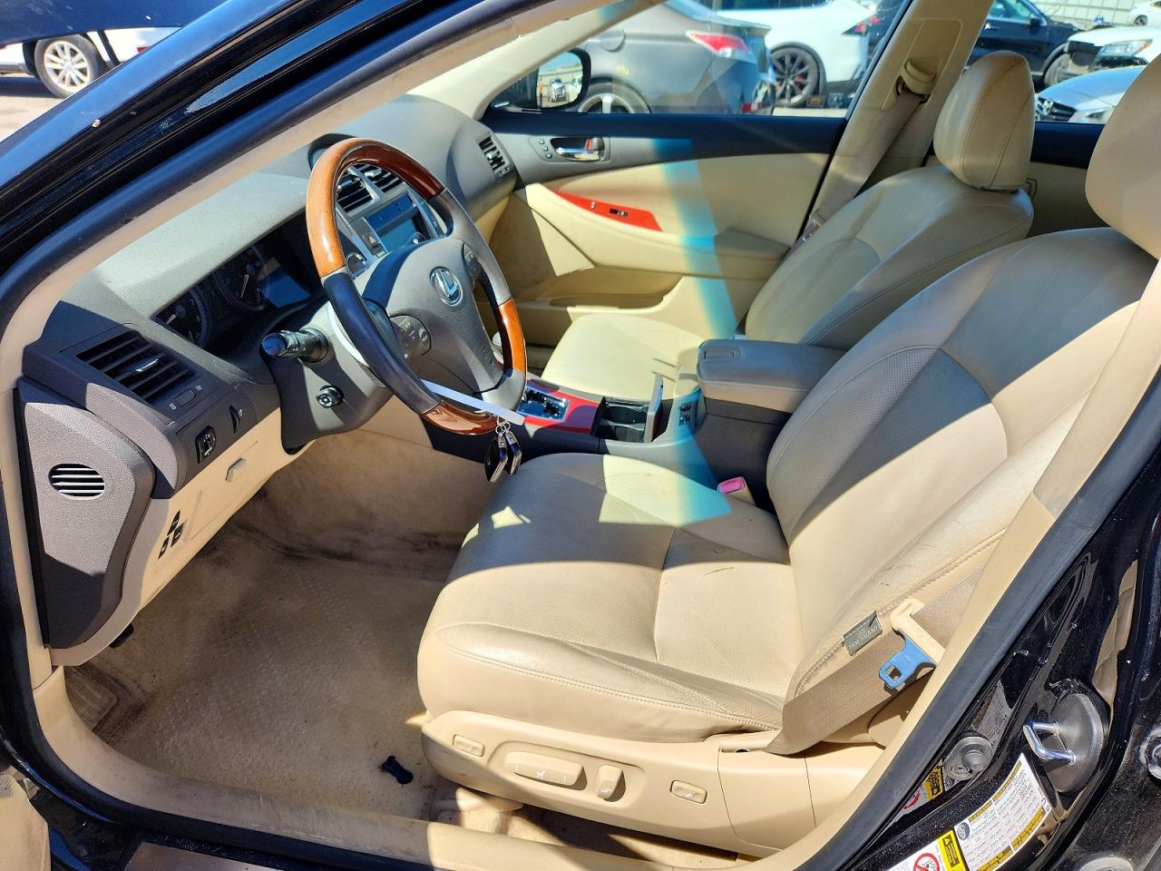 2007 Lexus Es 350 Black vin: JTHBJ46G472053637