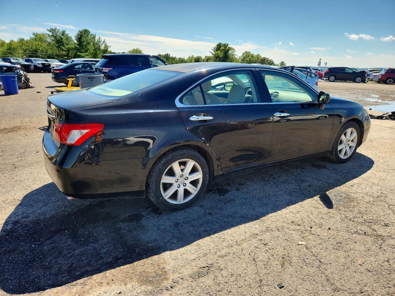 2007 Lexus Es 350 Black vin: JTHBJ46G472053637