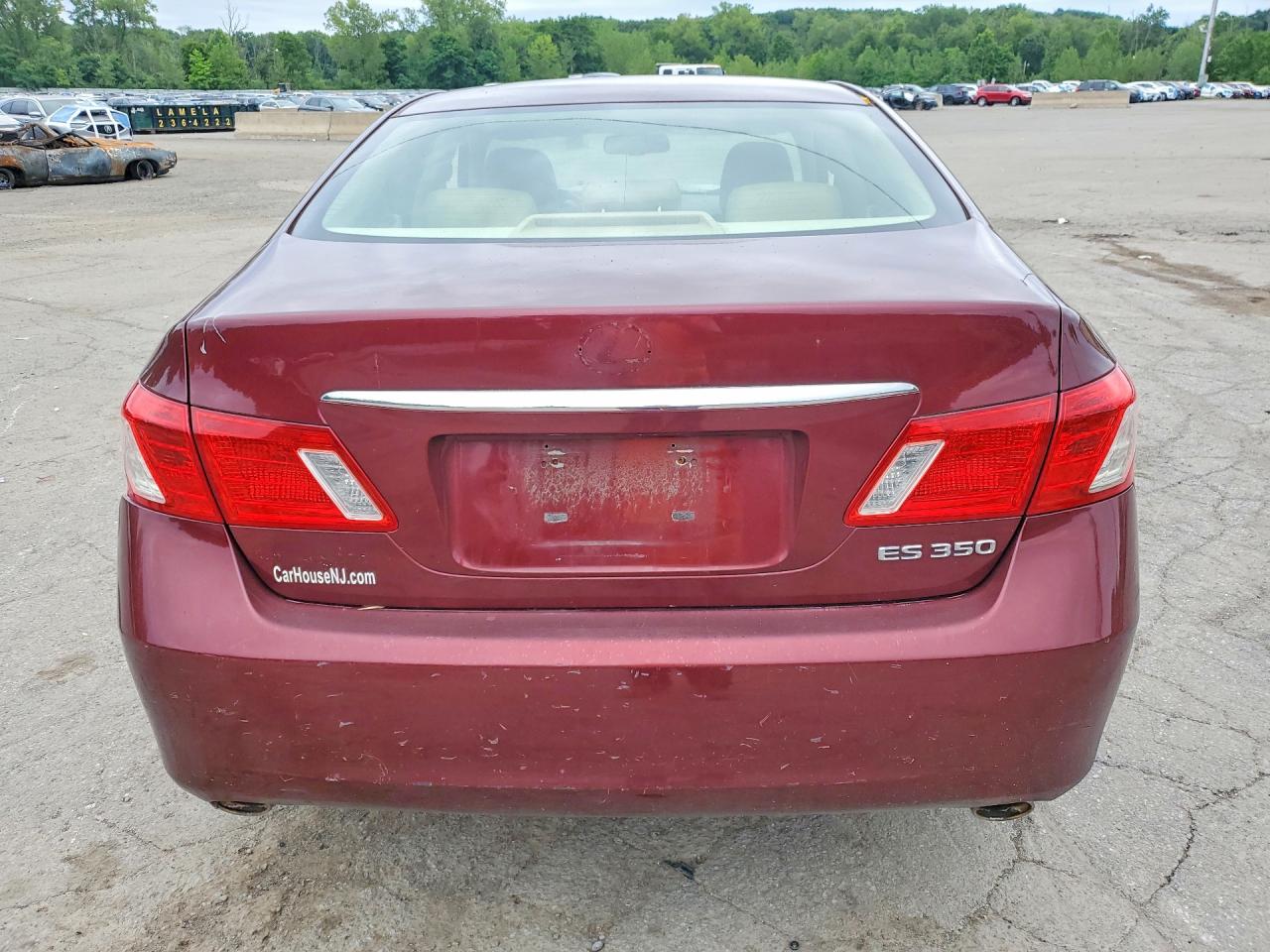 2007 Lexus Es 350 Red vin: JTHBJ46G472055663