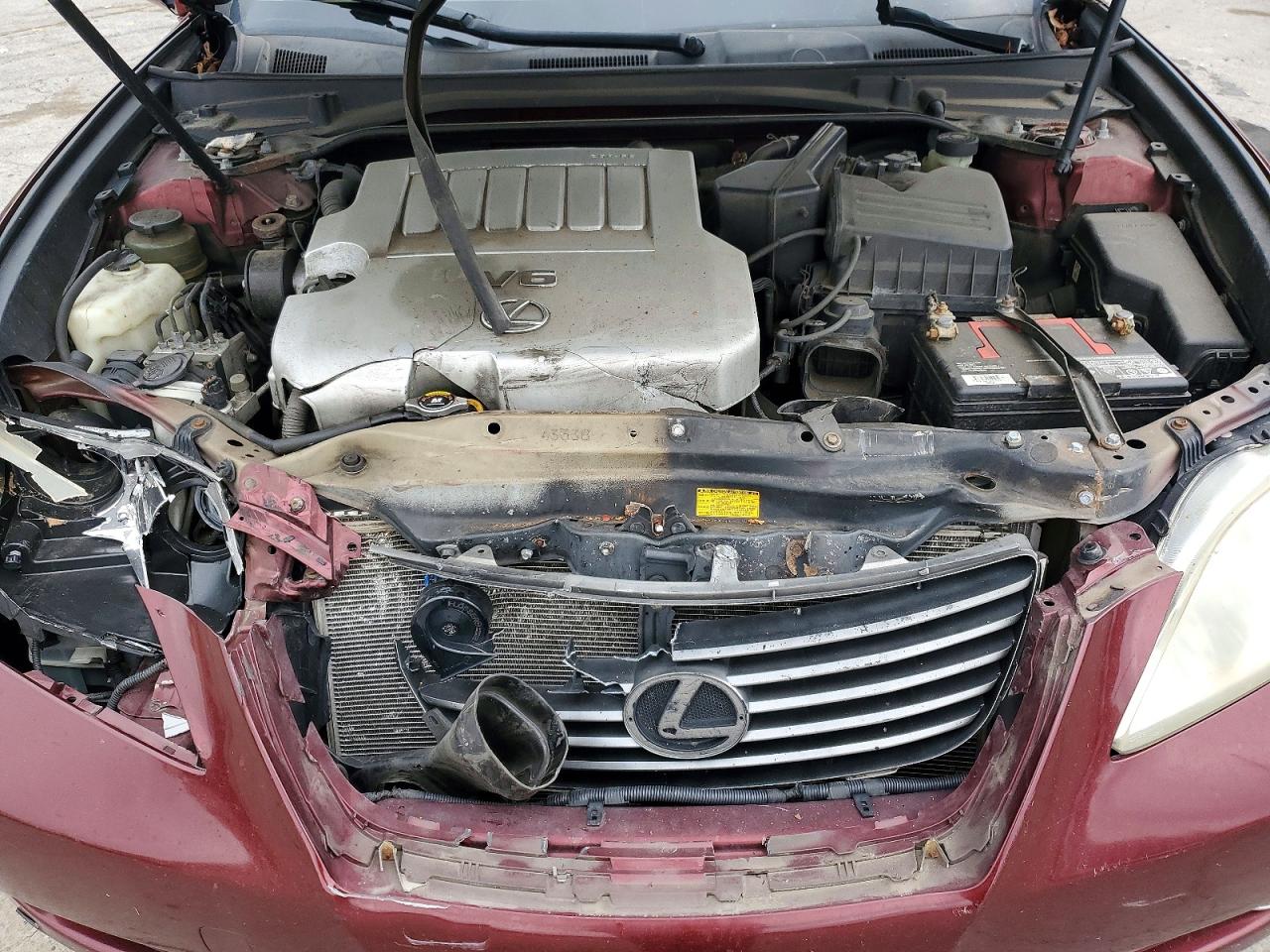 2007 Lexus Es 350 Red vin: JTHBJ46G472055663