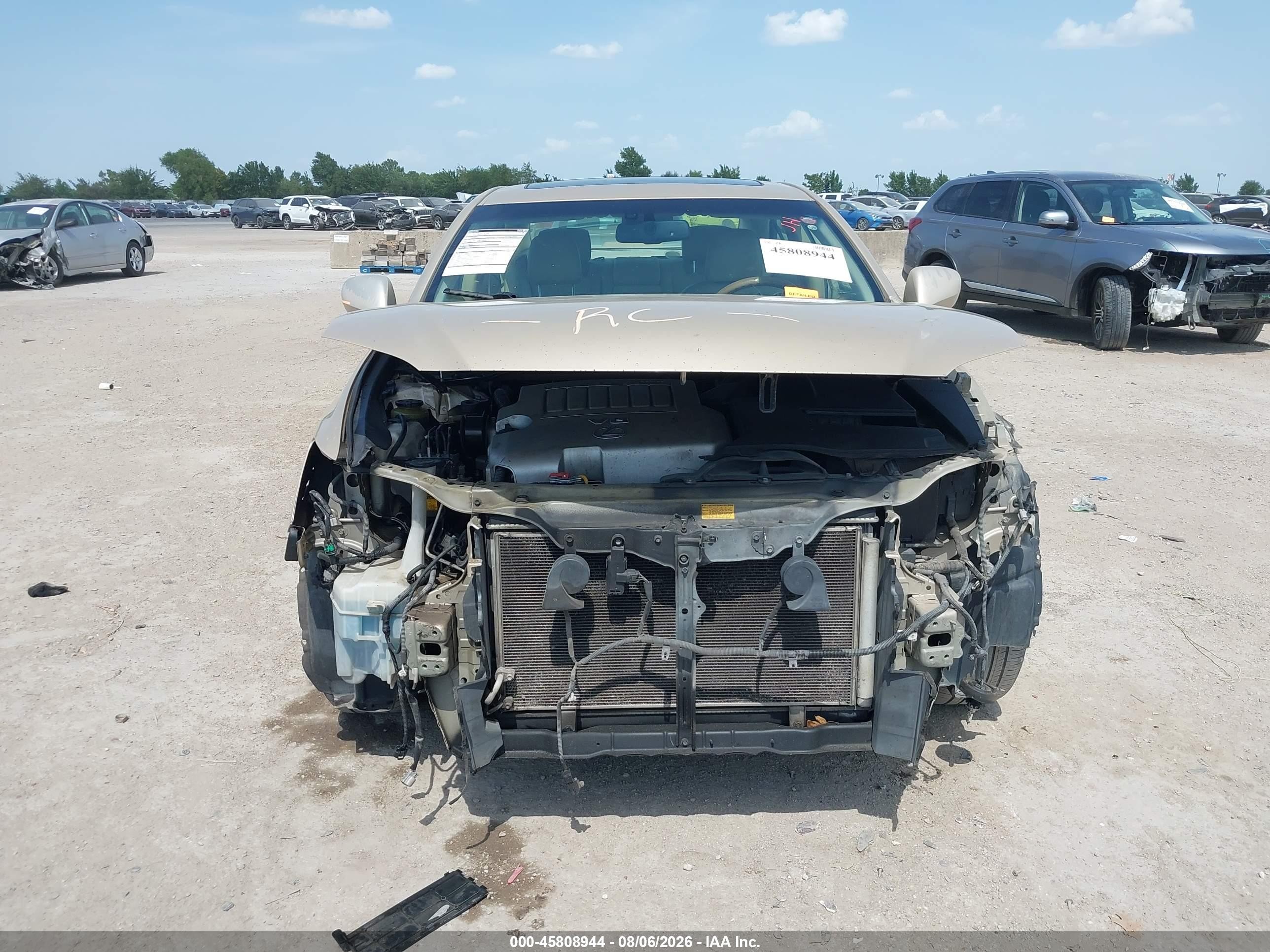 2007 Lexus Es 350   Gold vin: JTHBJ46G472062175