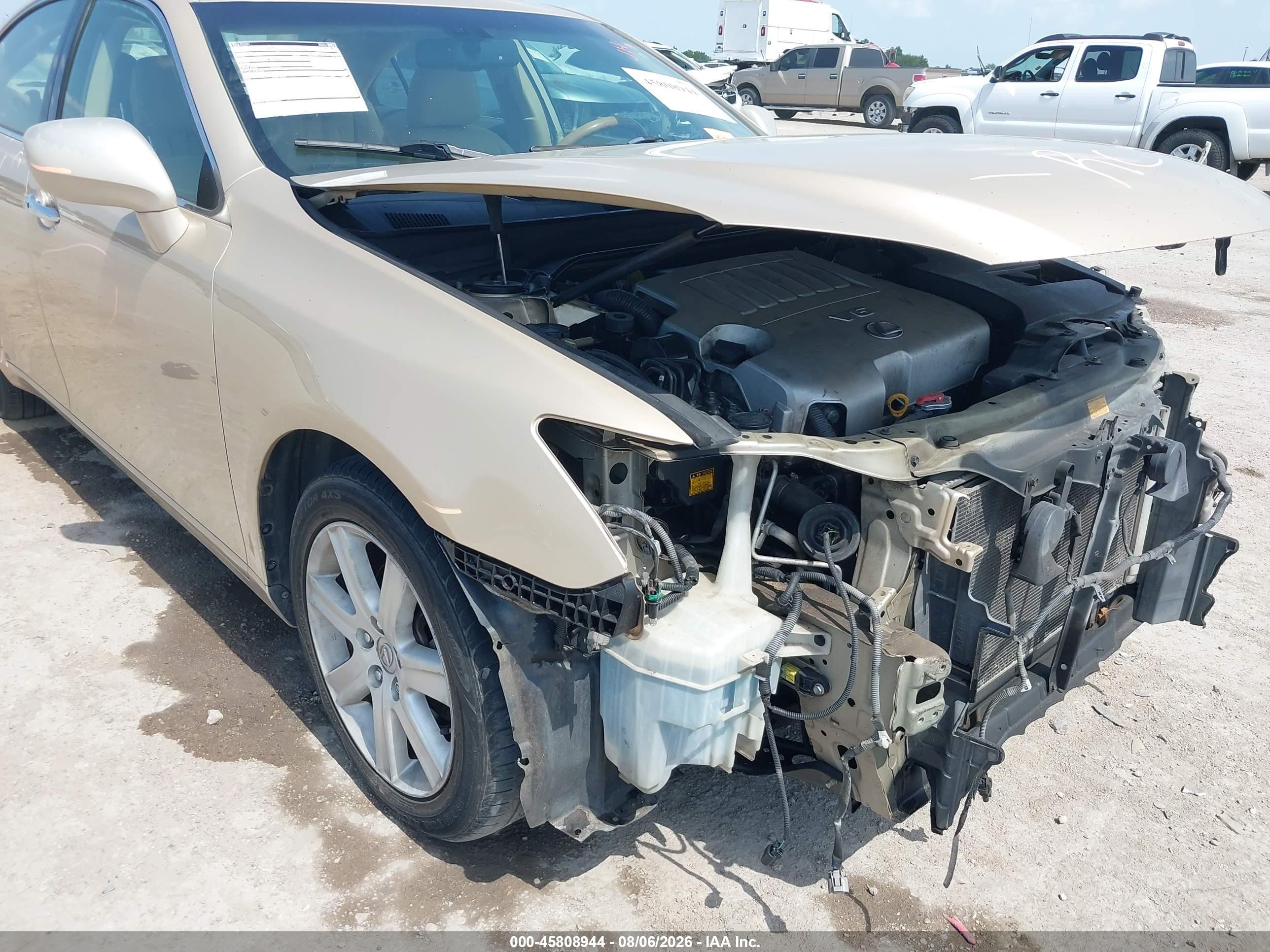 2007 Lexus Es 350   Gold vin: JTHBJ46G472062175