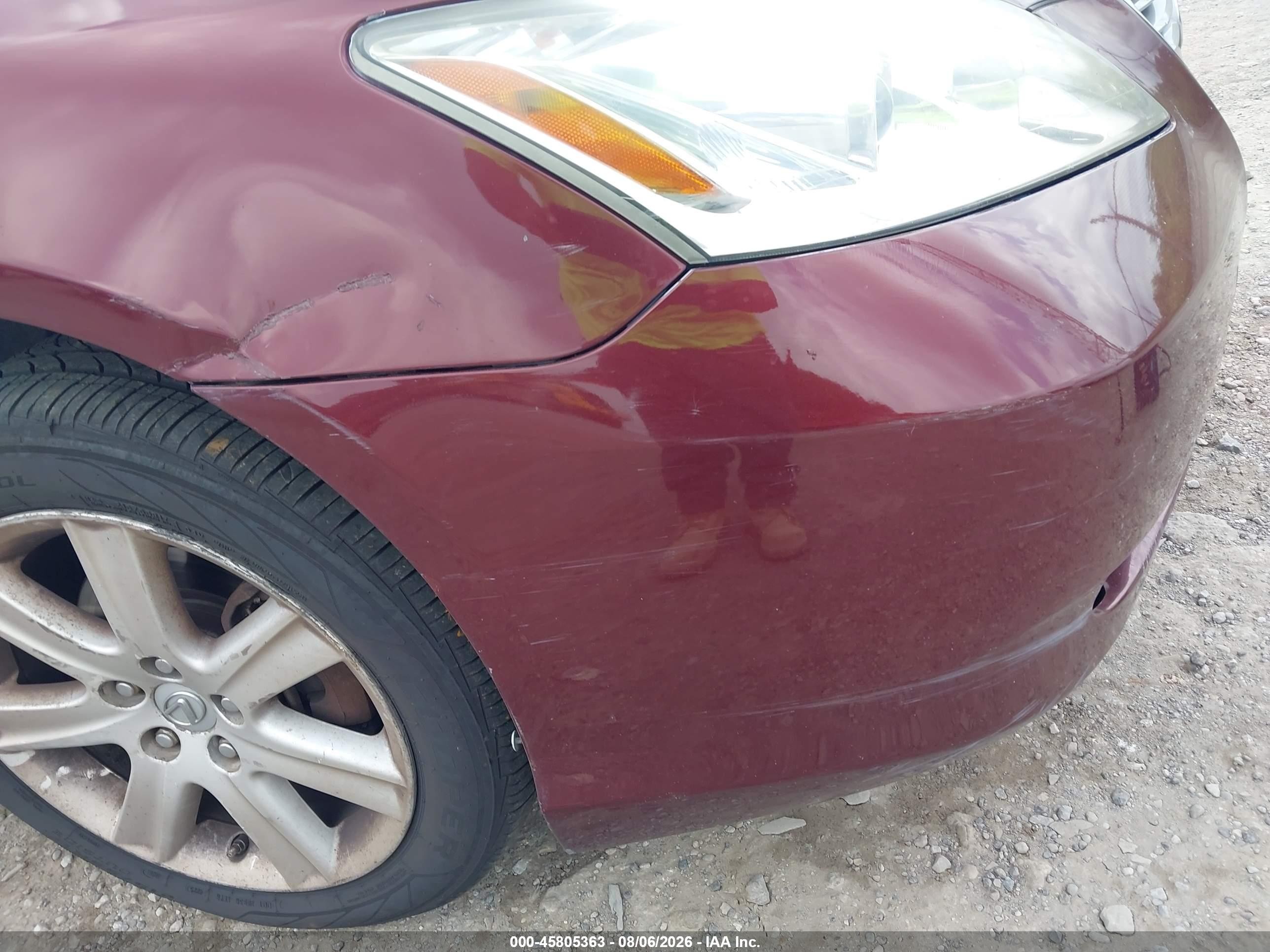 2007 Lexus Es 350   Красный vin: JTHBJ46G472067991
