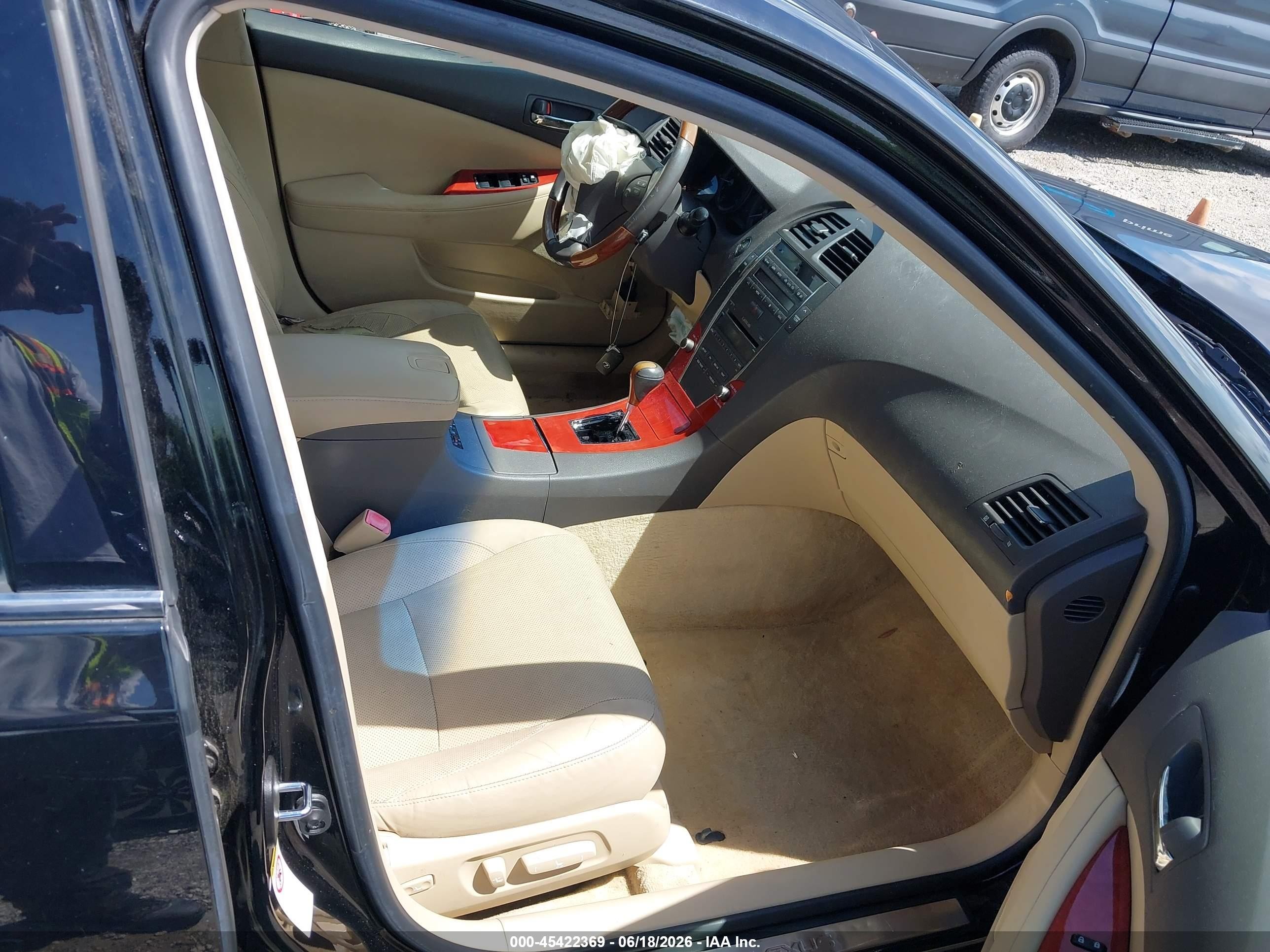 2007 Lexus Es 350   Black vin: JTHBJ46G472071684