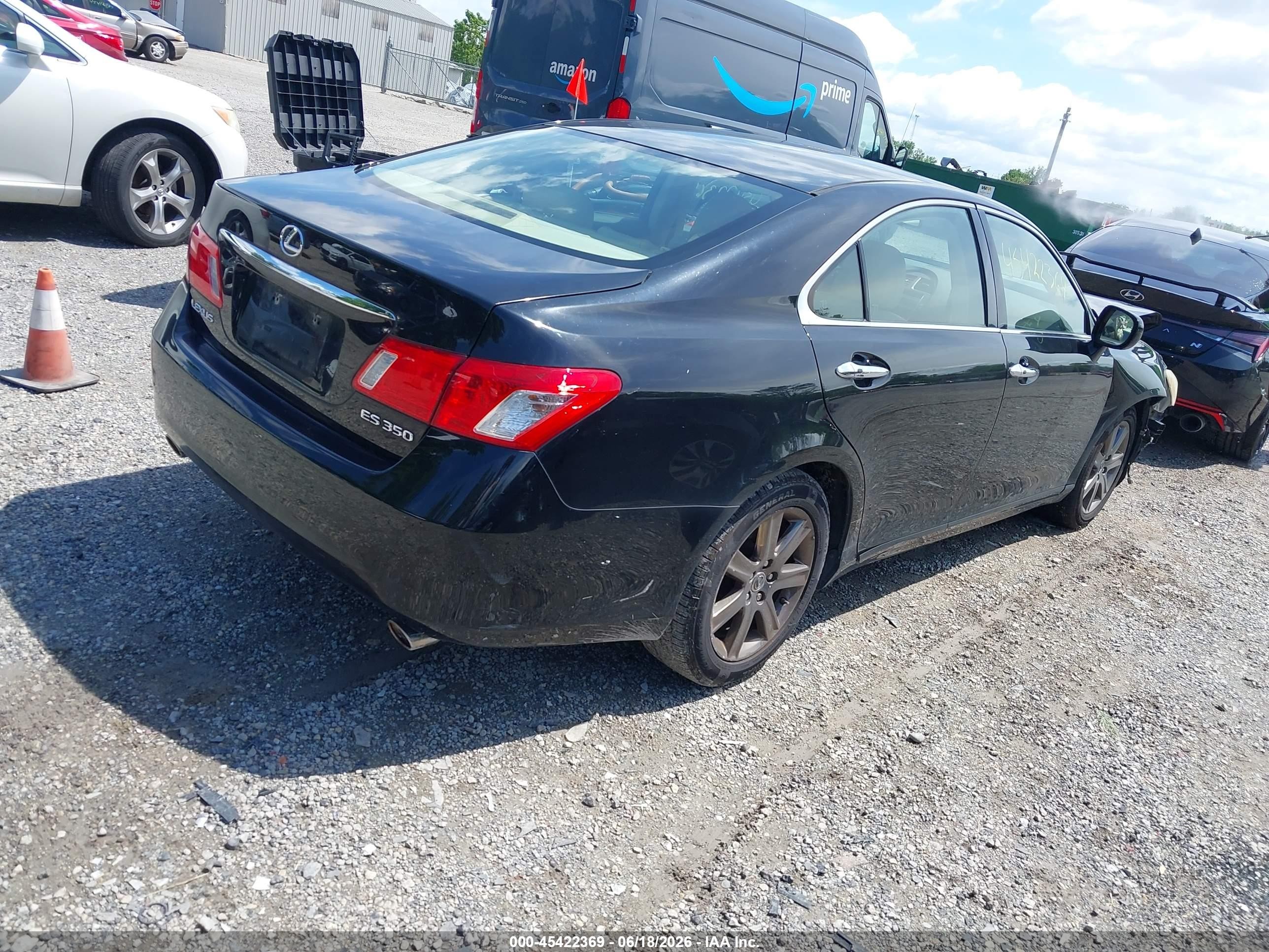 2007 Lexus Es 350   Black vin: JTHBJ46G472071684