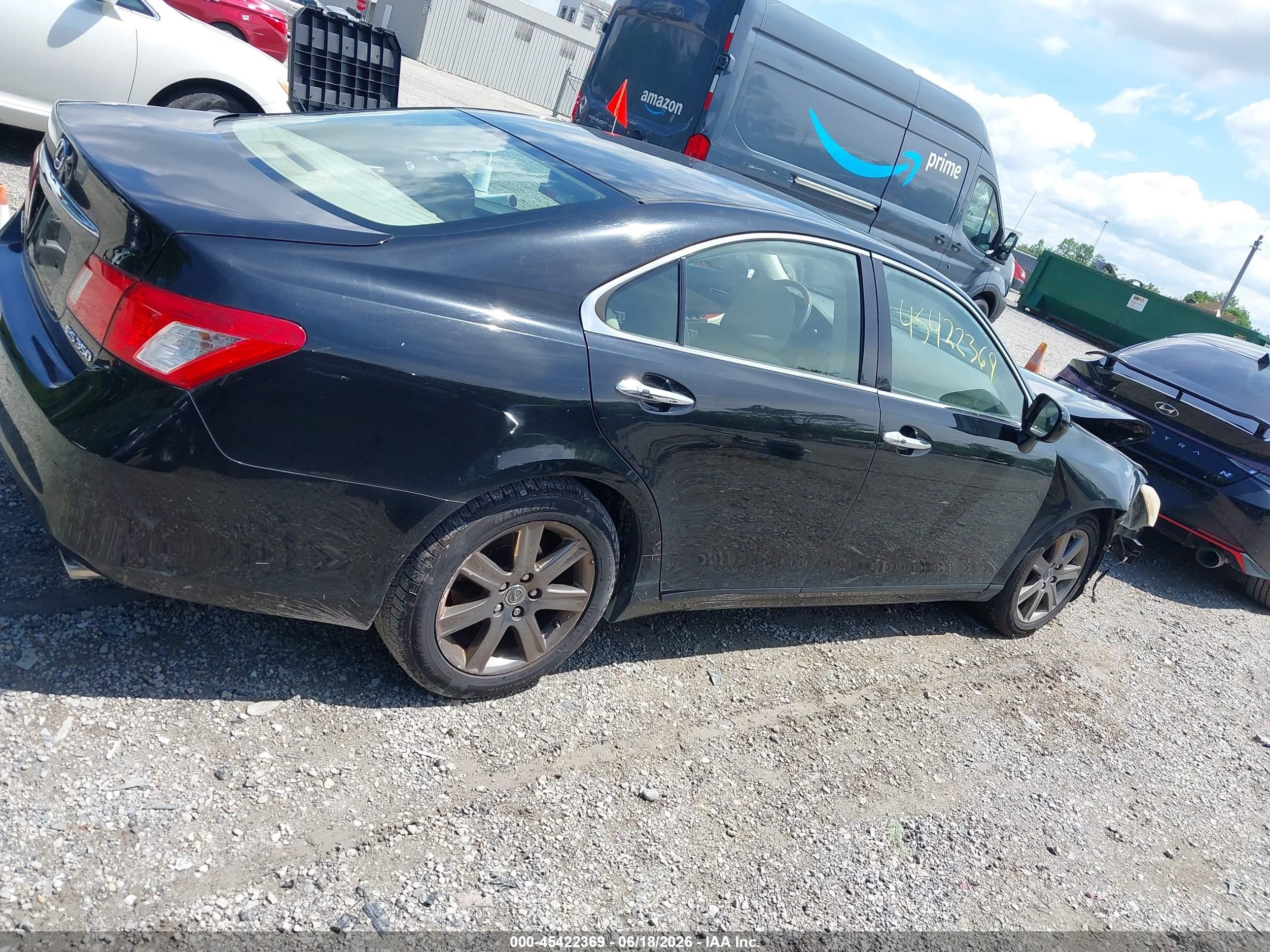 2007 Lexus Es 350   Black vin: JTHBJ46G472071684