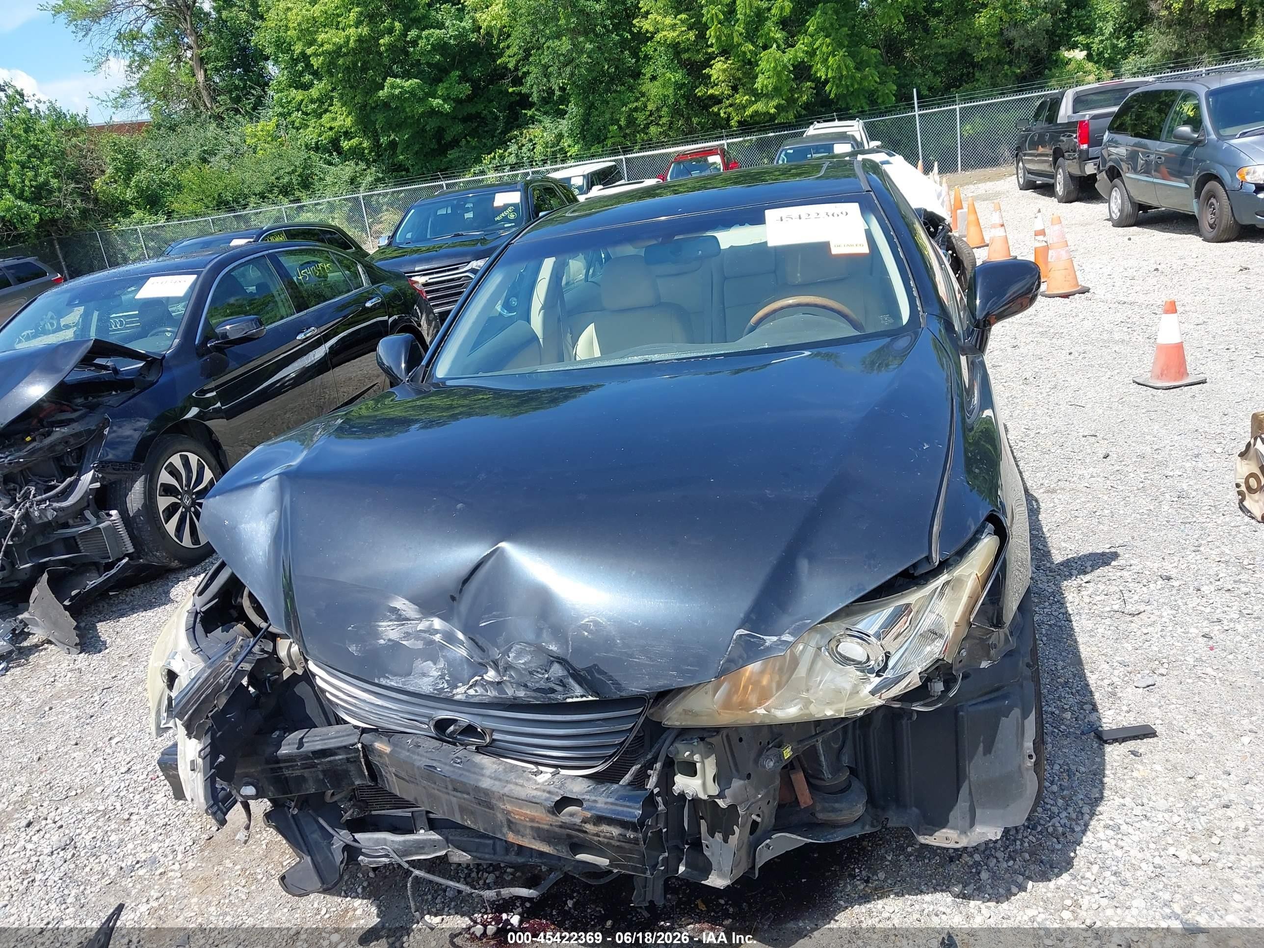 2007 Lexus Es 350   Black vin: JTHBJ46G472071684