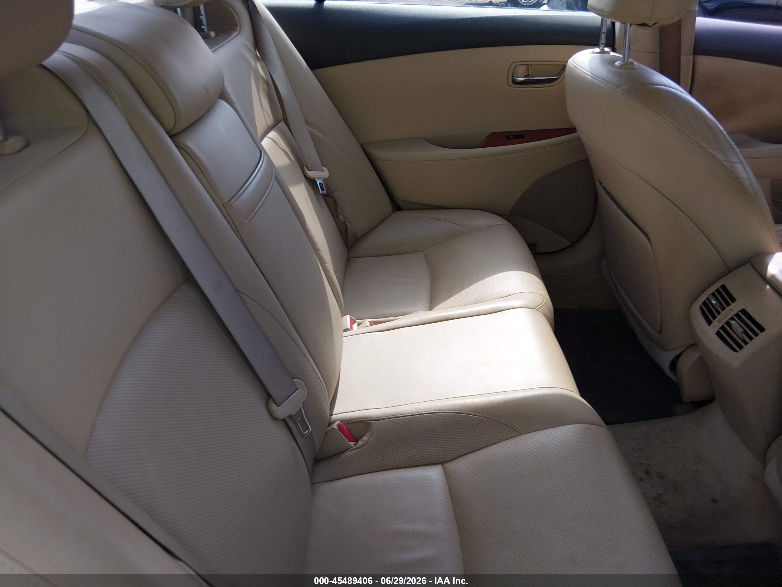 2007 Lexus Es 350   White vin: JTHBJ46G472075993