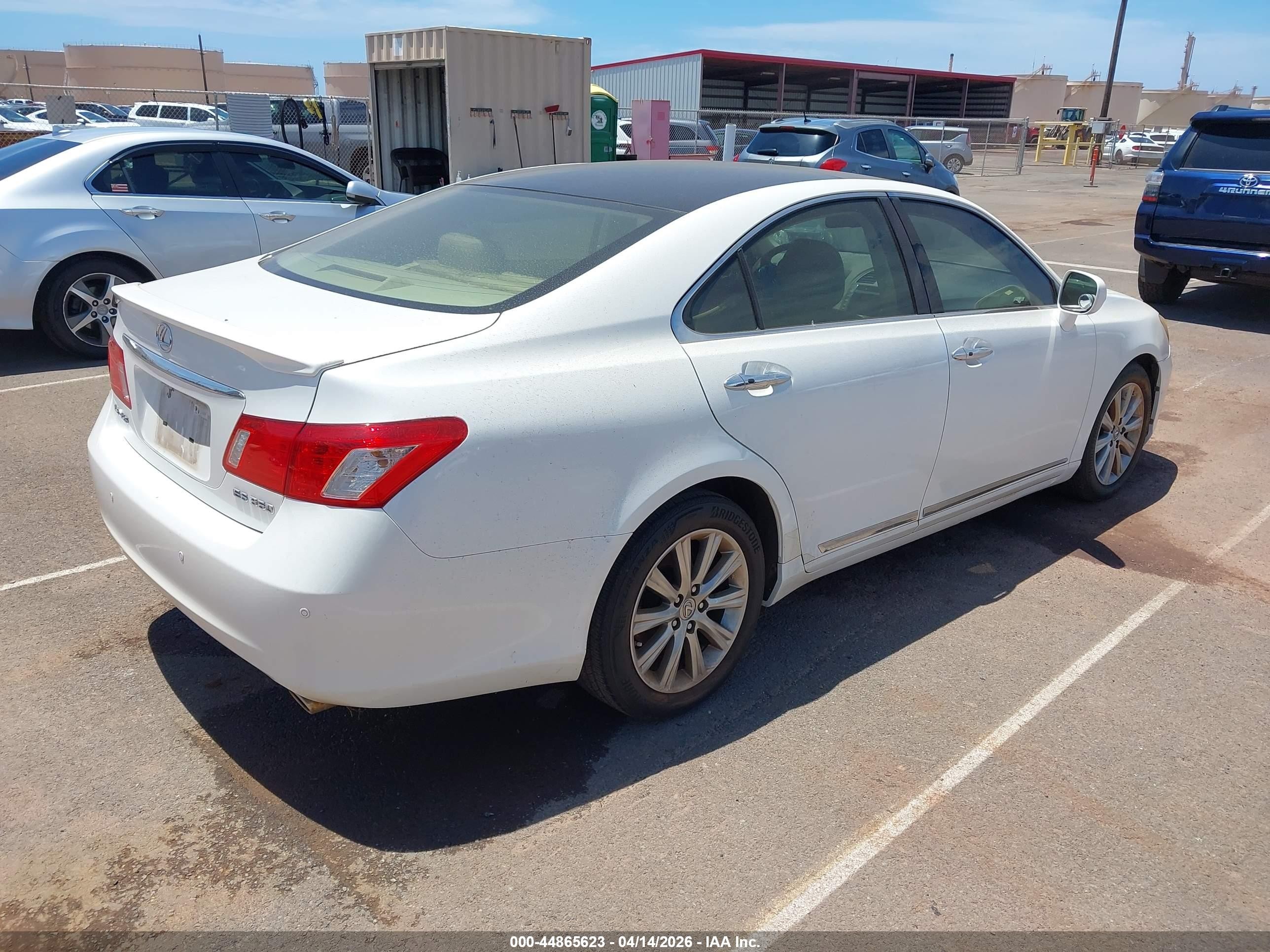 2007 Lexus Es 350   Белый vin: JTHBJ46G472081714