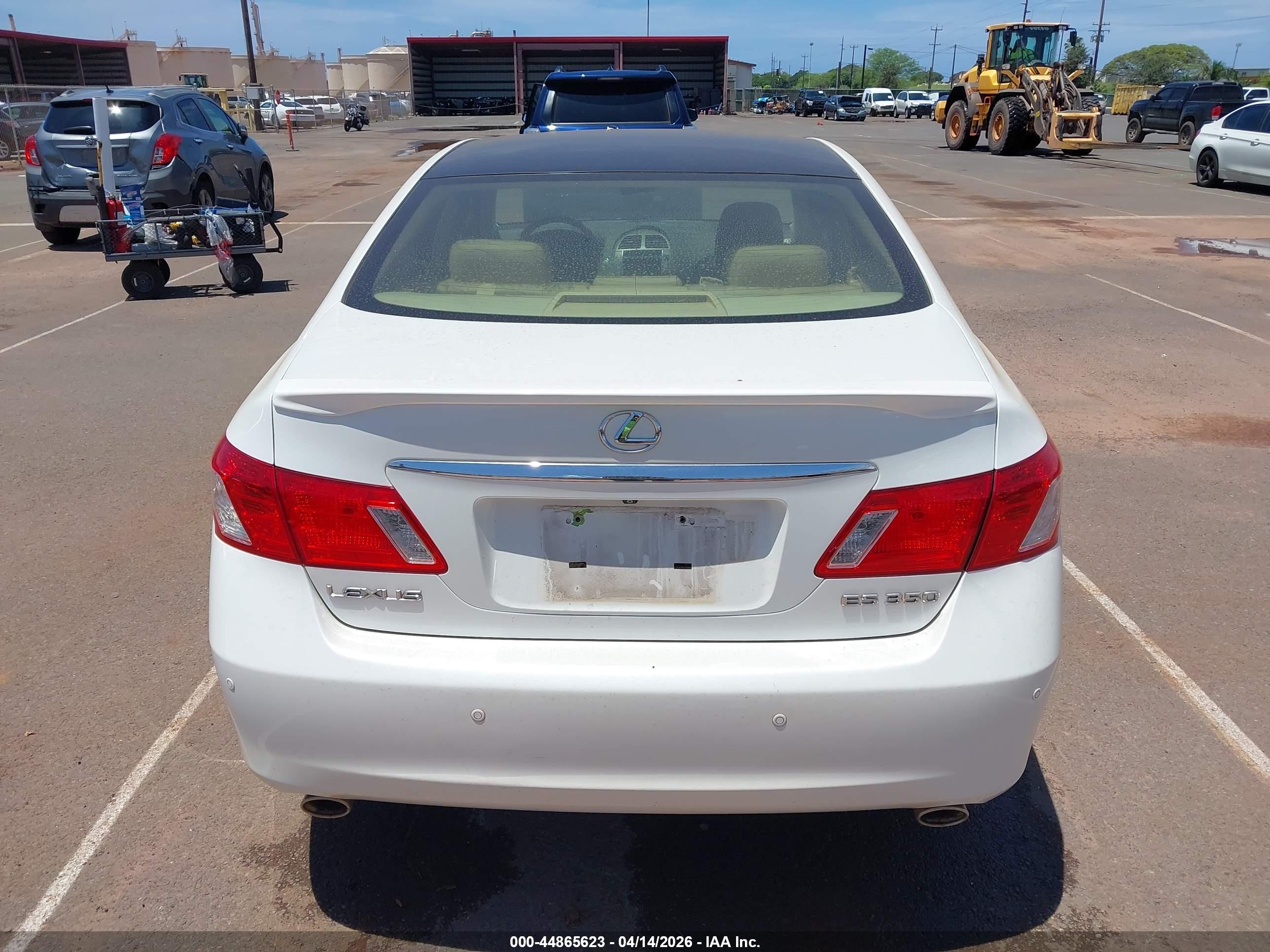 2007 Lexus Es 350   Белый vin: JTHBJ46G472081714