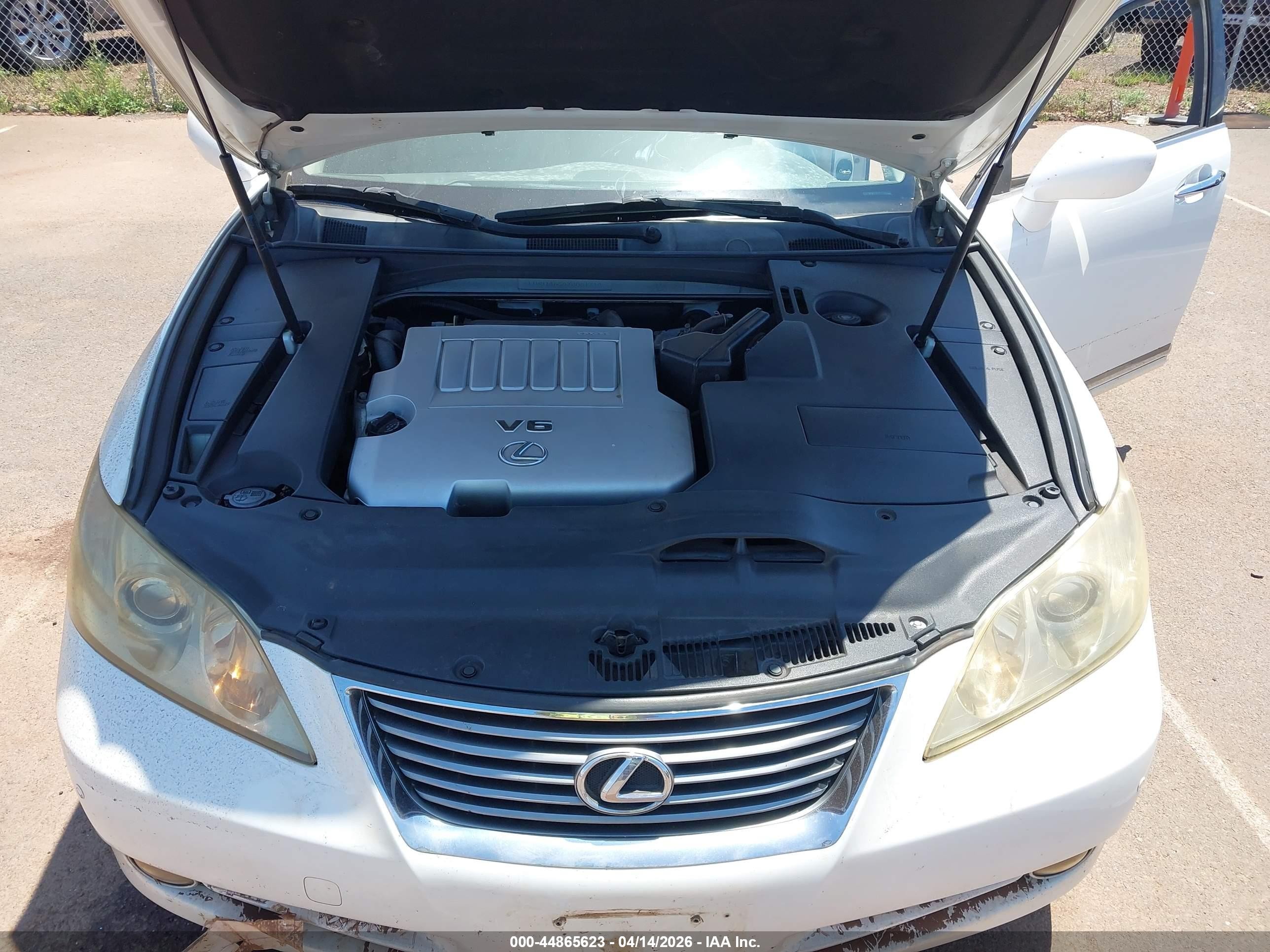 2007 Lexus Es 350   Белый vin: JTHBJ46G472081714