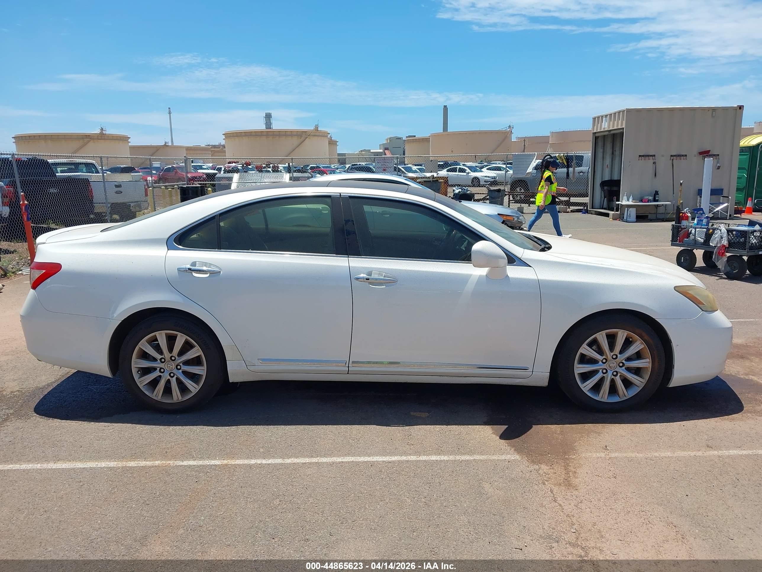 2007 Lexus Es 350   Белый vin: JTHBJ46G472081714