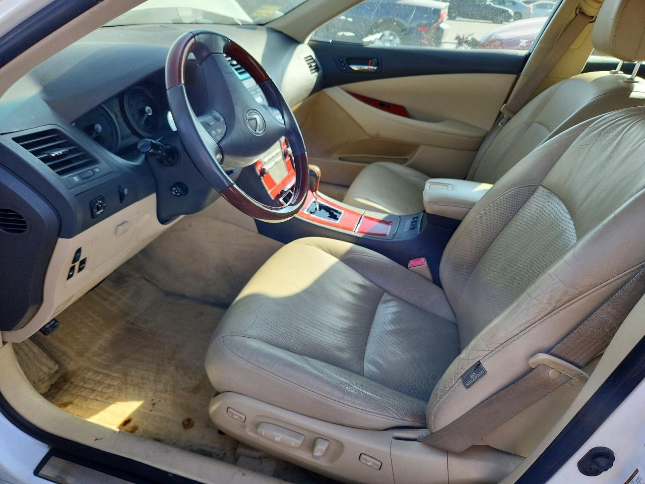2007 Lexus Es 350 Белый vin: JTHBJ46G472083172