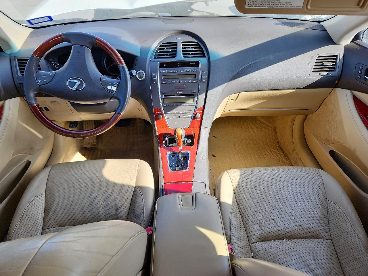 2007 Lexus Es 350 Белый vin: JTHBJ46G472083172