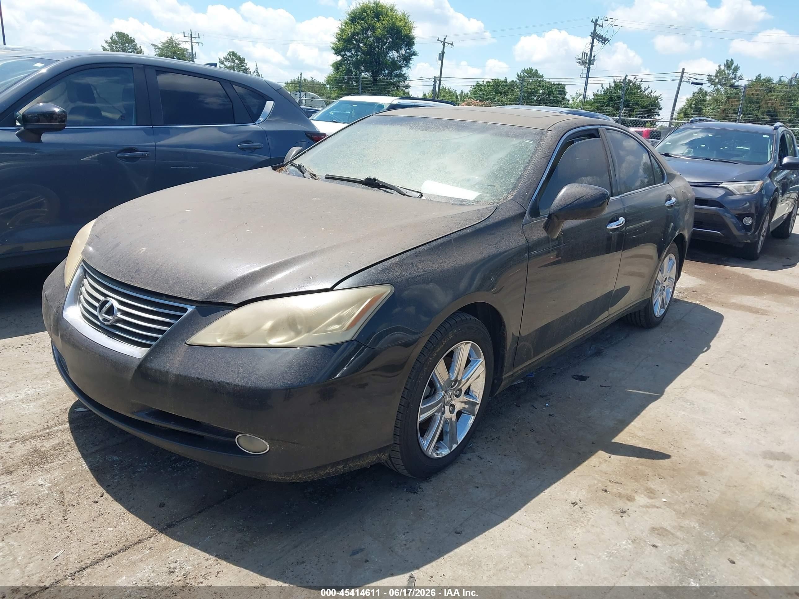 2007 Lexus Es 350   Black vin: JTHBJ46G472084743