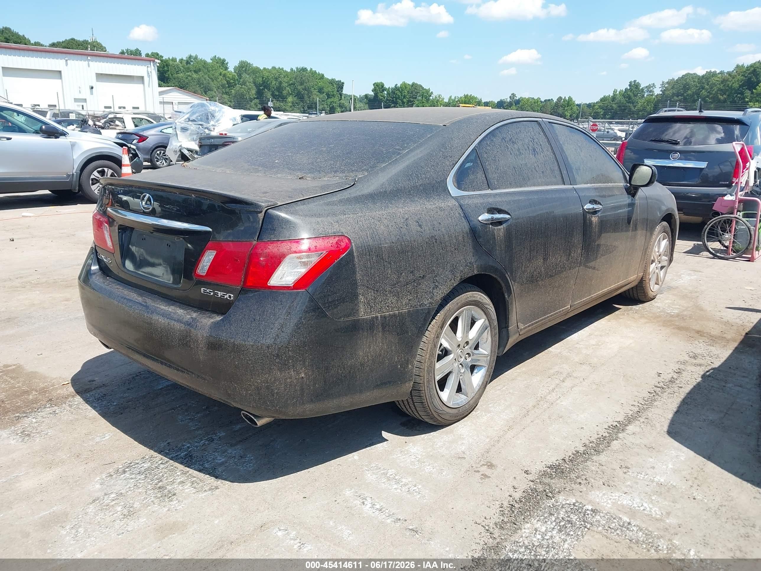 2007 Lexus Es 350   Black vin: JTHBJ46G472084743
