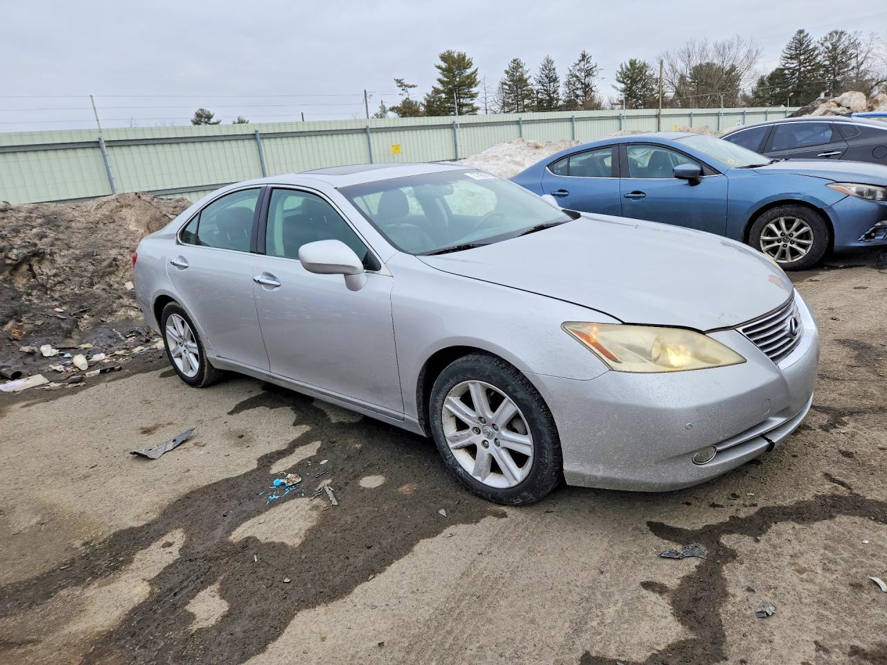 2007 Lexus Es 350 Silver vin: JTHBJ46G472087352