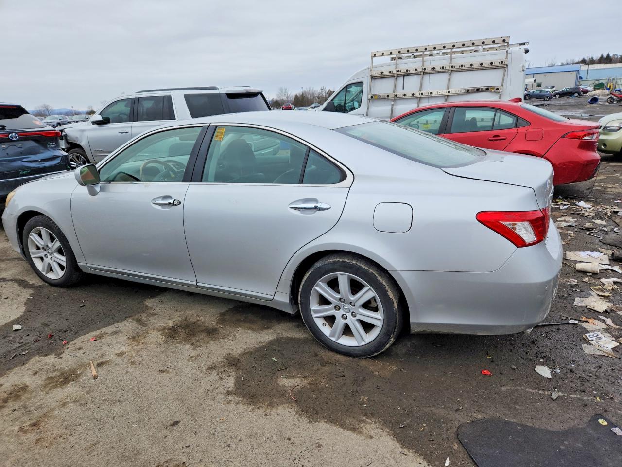 2007 Lexus Es 350 Silver vin: JTHBJ46G472087352