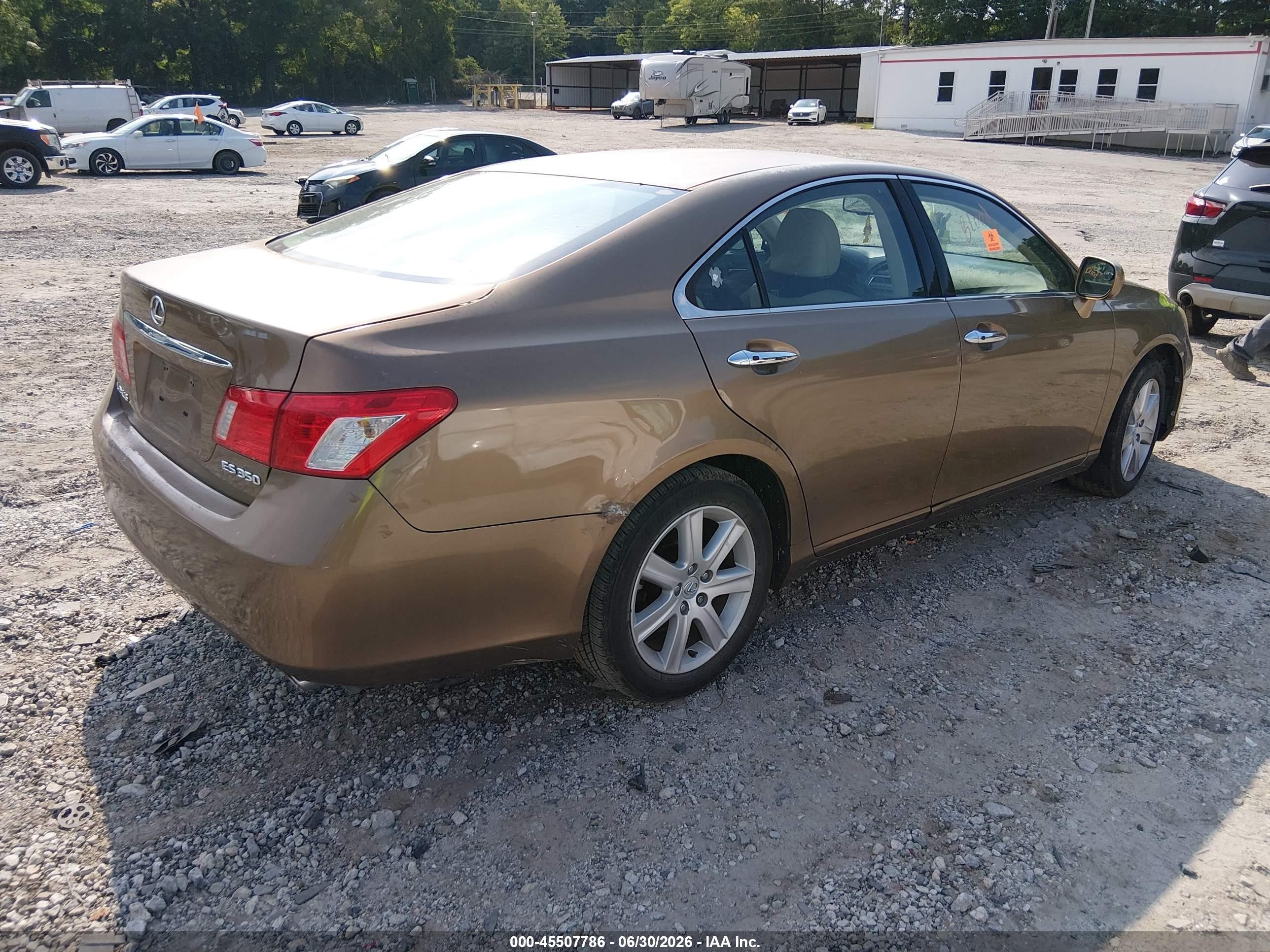 2007 Lexus Es 350   Gold vin: JTHBJ46G472105381