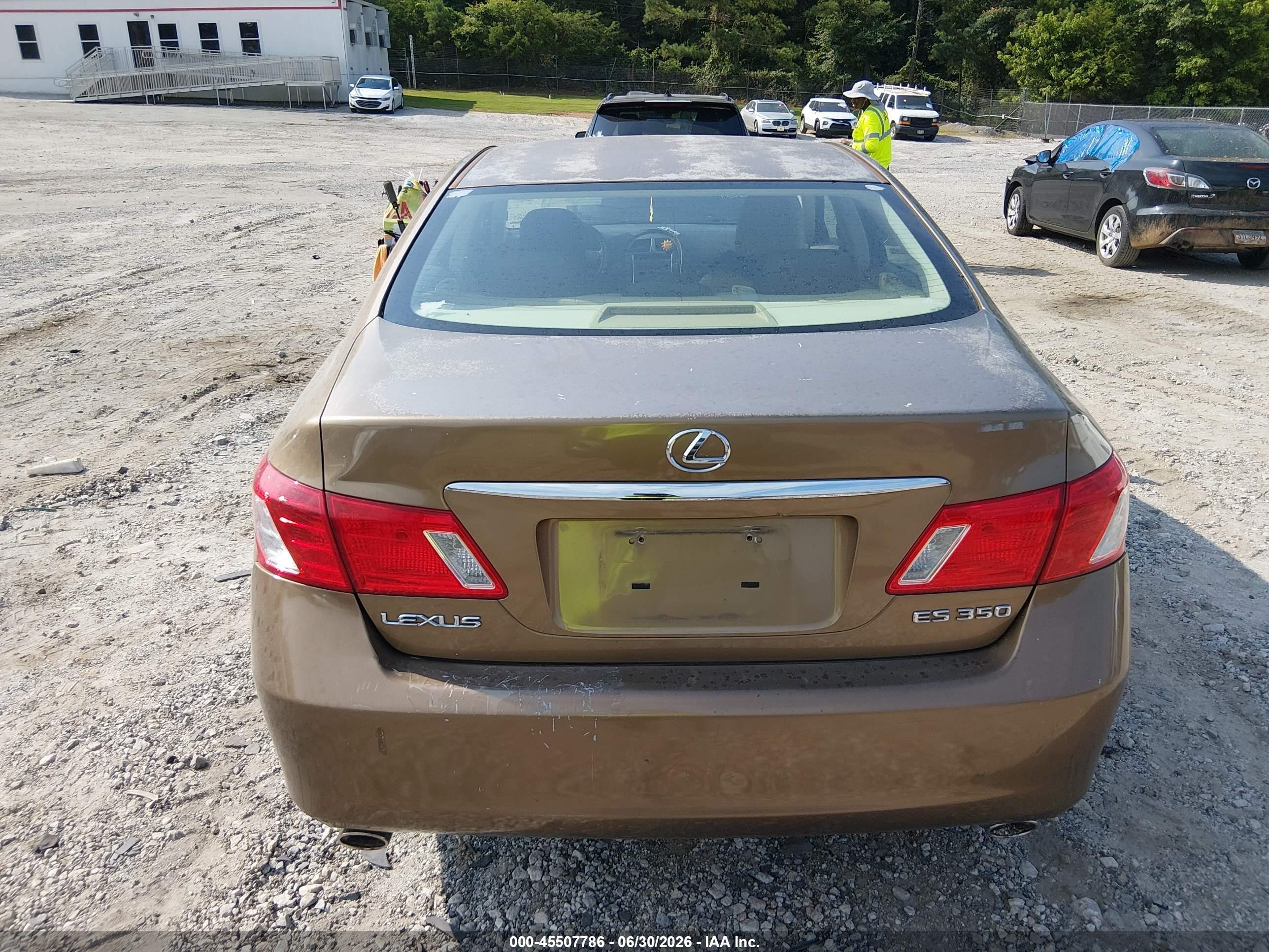 2007 Lexus Es 350   Gold vin: JTHBJ46G472105381