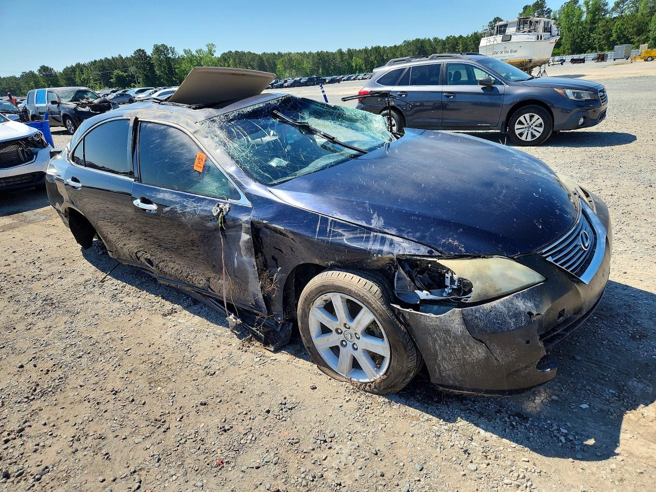 2007 Lexus Es 350 Blue vin: JTHBJ46G472106207
