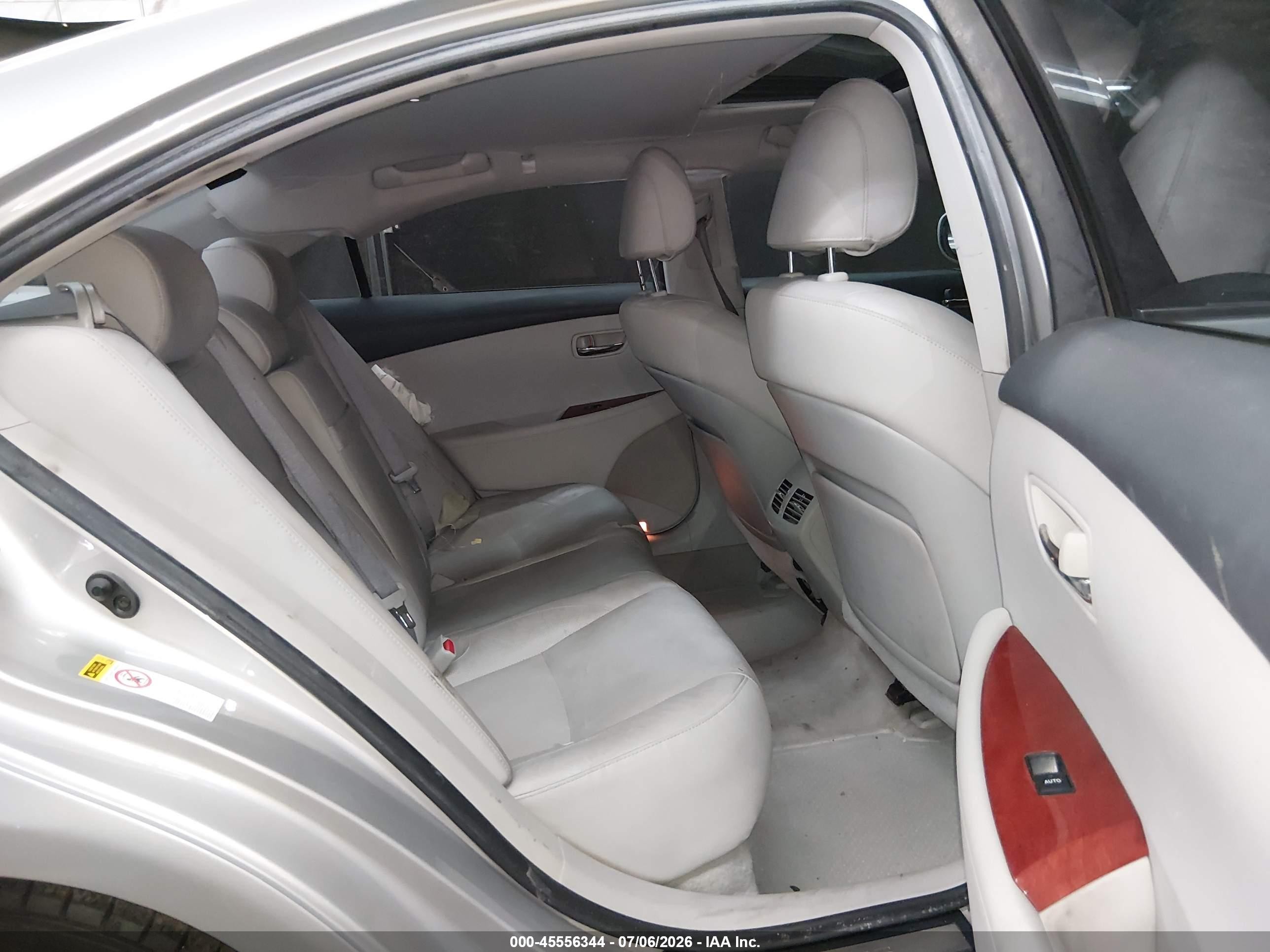 2007 Lexus Es 350   Gray vin: JTHBJ46G472107907
