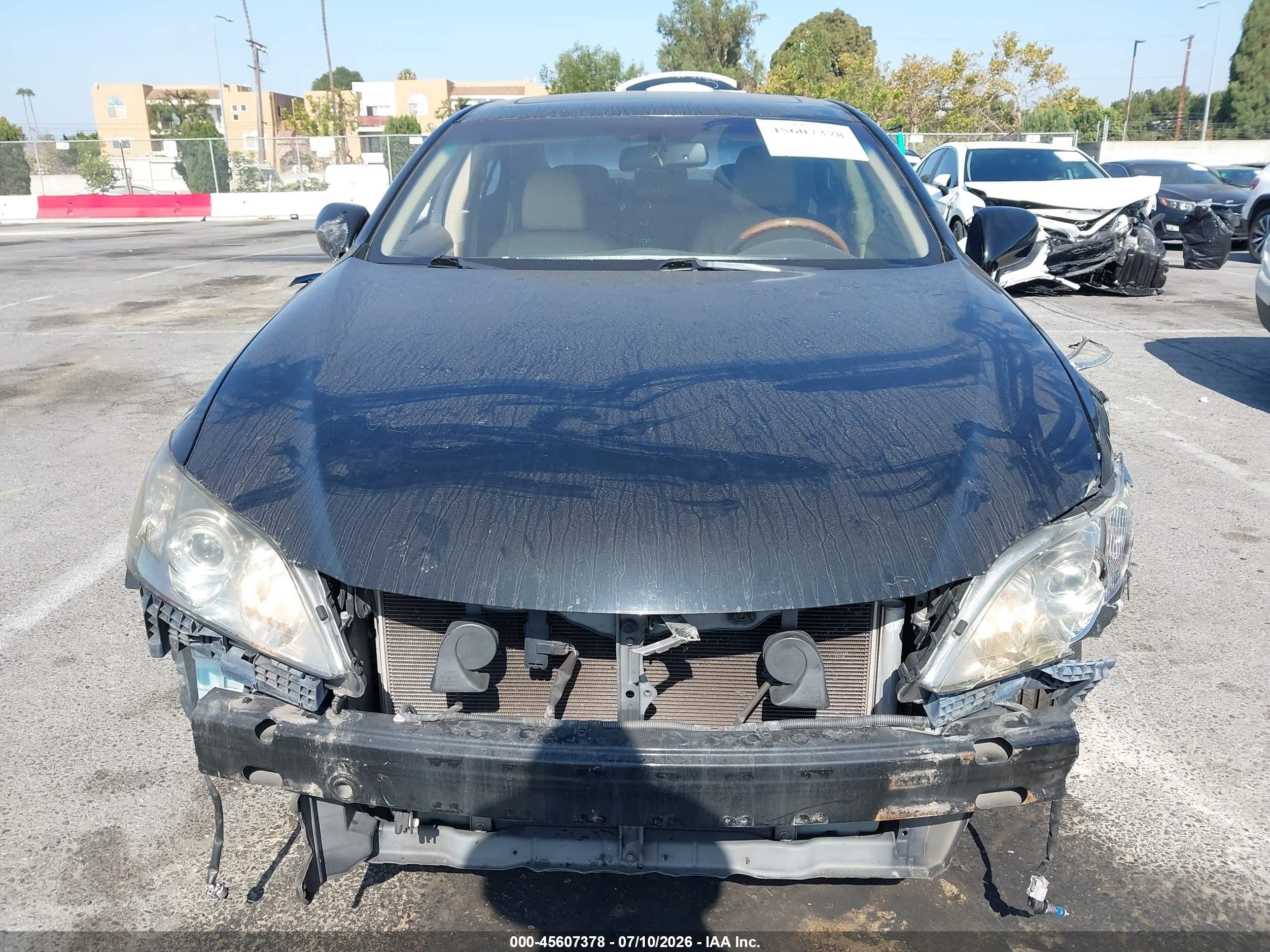 2007 Lexus Es 350   Black vin: JTHBJ46G472111228
