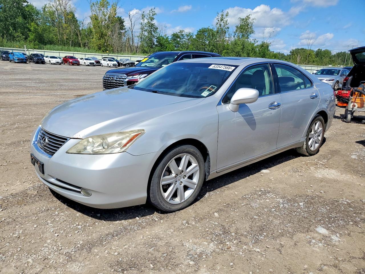 2007 Lexus Es 350 Silver vin: JTHBJ46G472117921