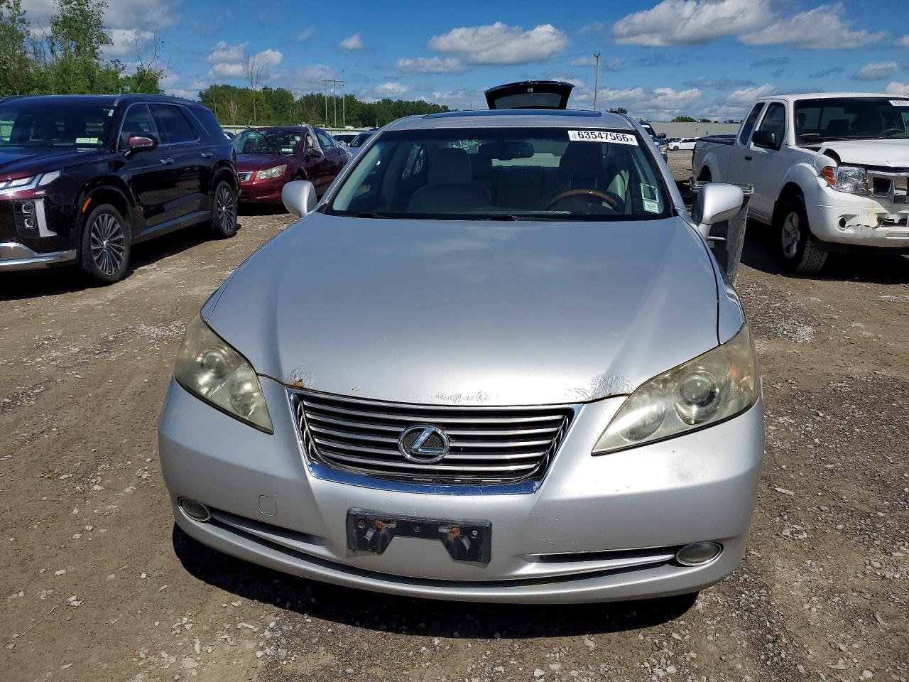 2007 Lexus Es 350 Silver vin: JTHBJ46G472117921