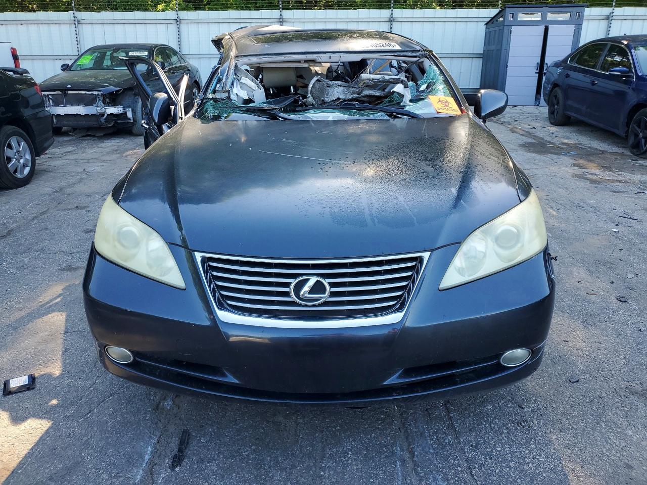 2007 Lexus Es 350 Black vin: JTHBJ46G472126411