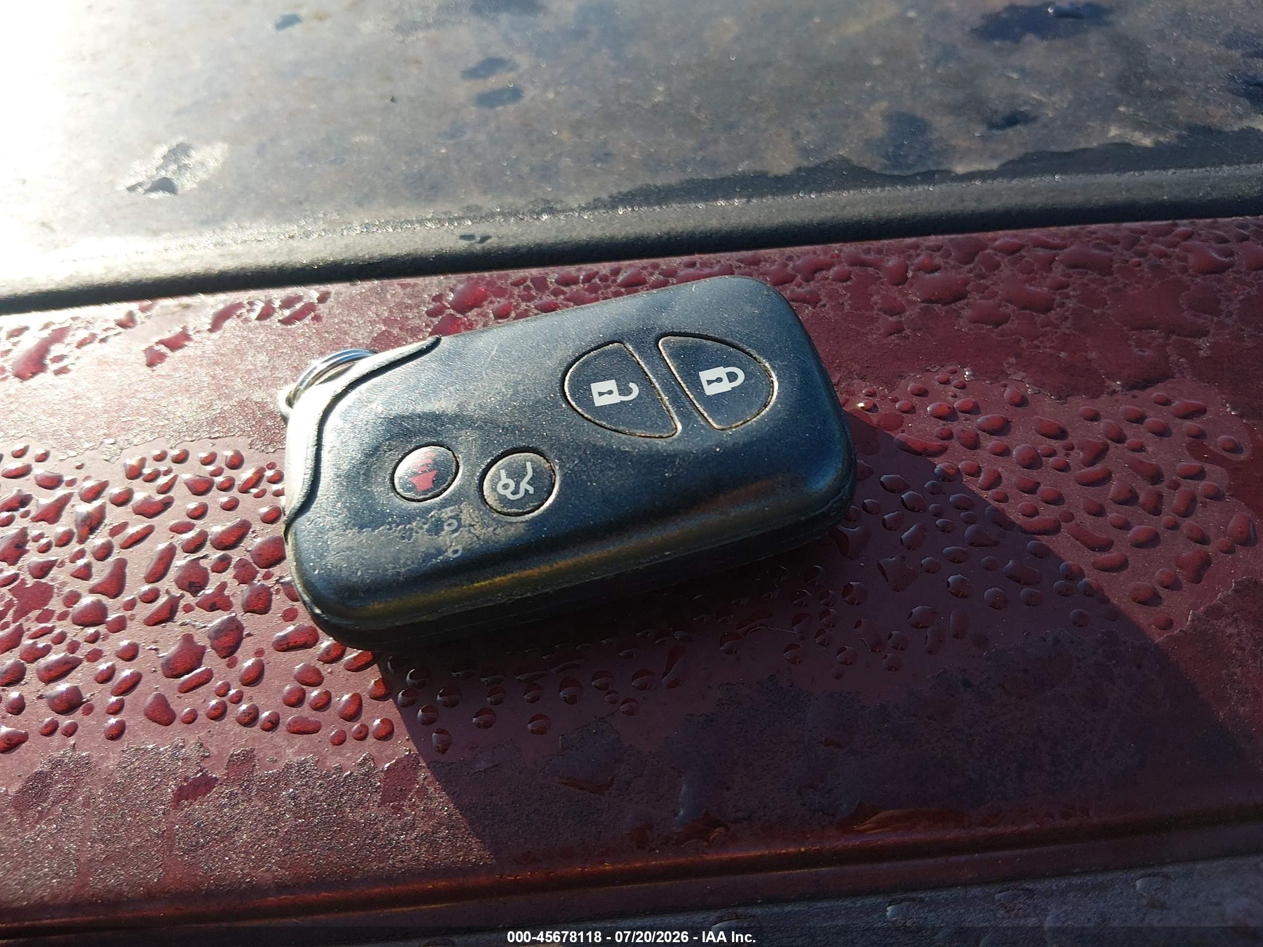 2007 Lexus Es 350   Бордовый vin: JTHBJ46G472129602