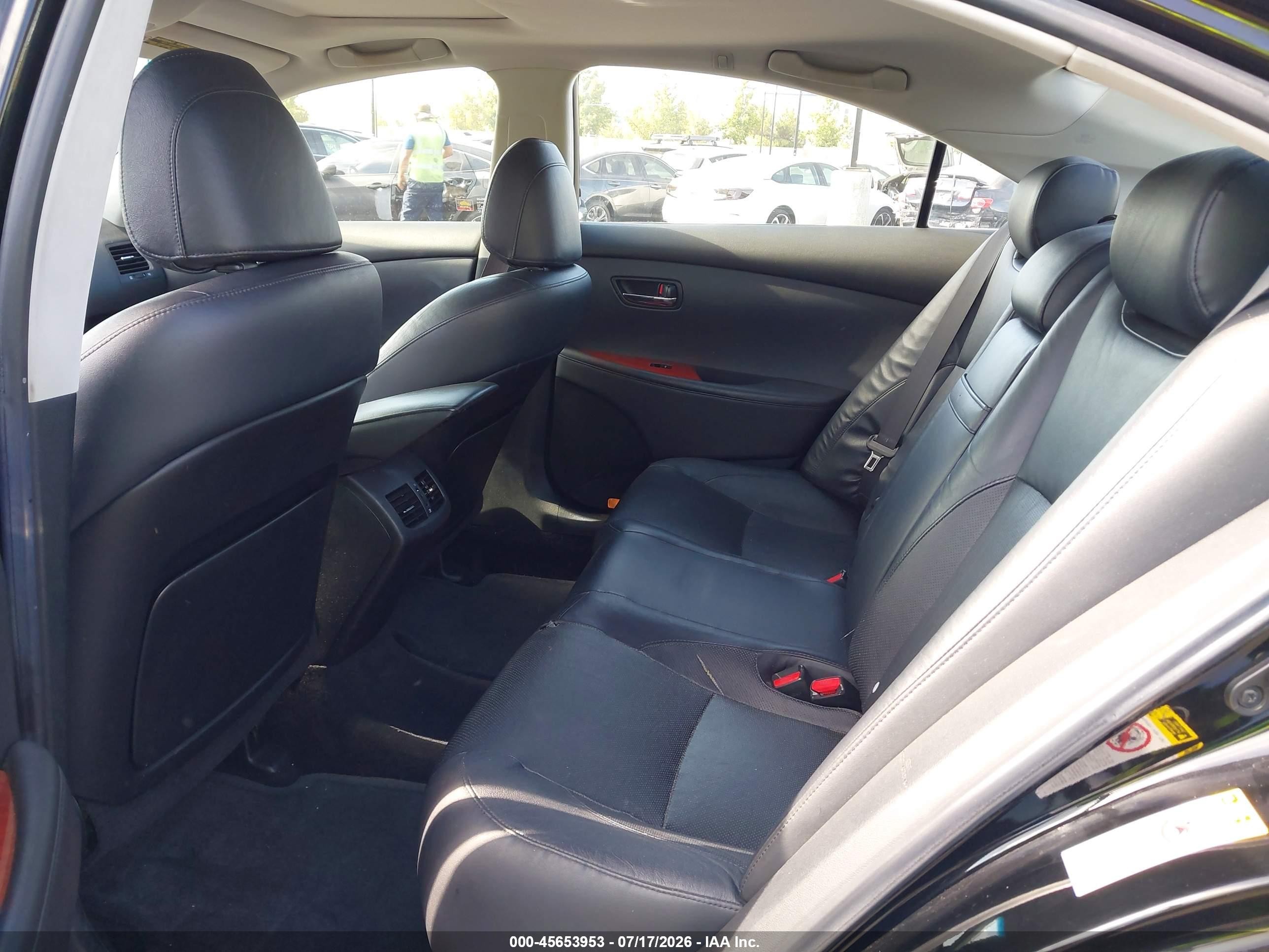 2007 Lexus Es 350   Black vin: JTHBJ46G472134248