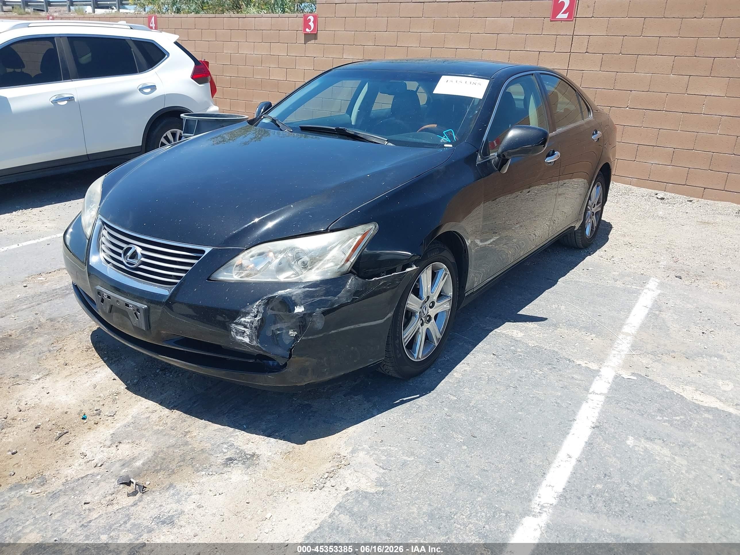 2007 Lexus Es 350   Черный vin: JTHBJ46G472151762