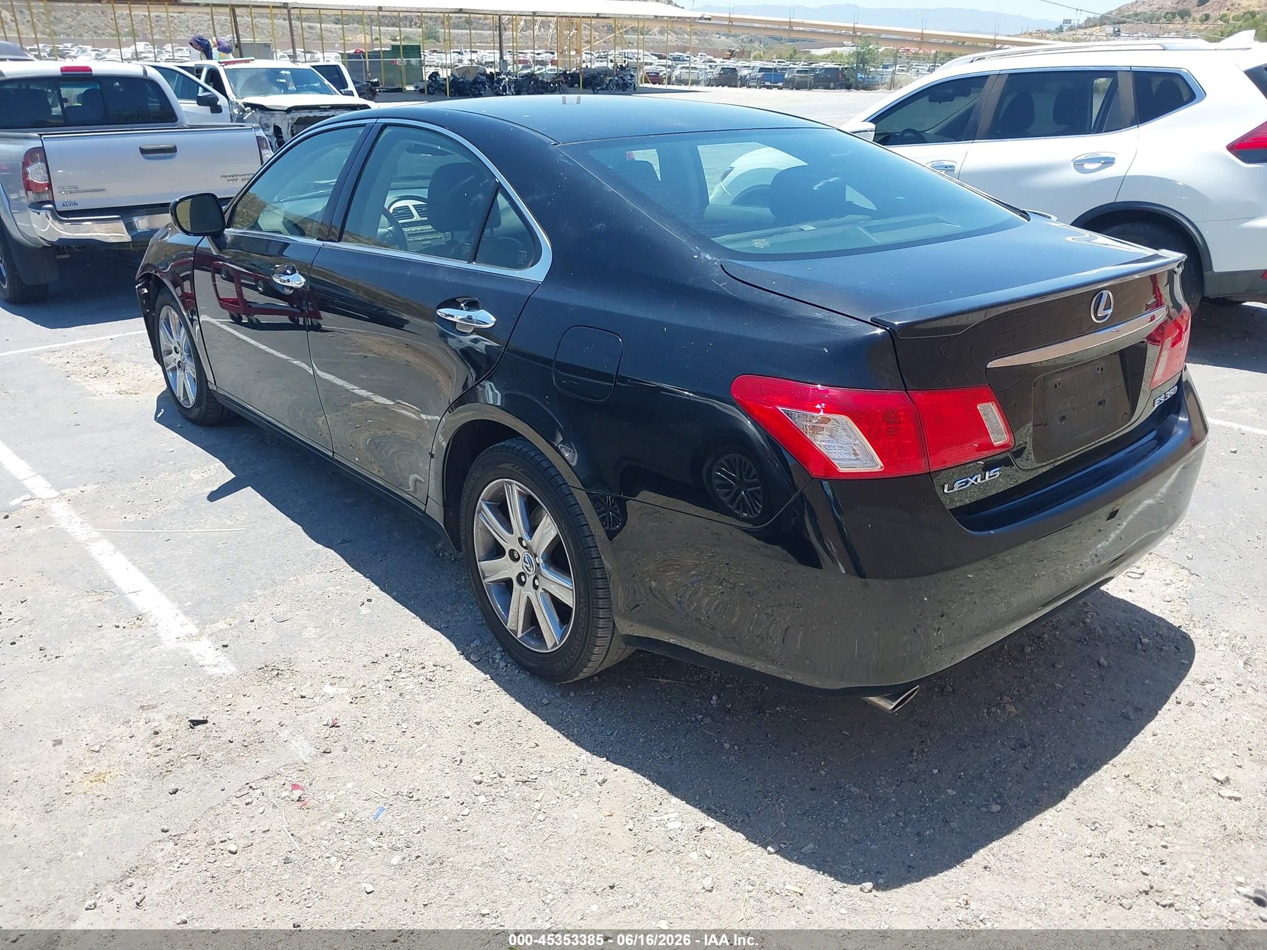 2007 Lexus Es 350   Черный vin: JTHBJ46G472151762