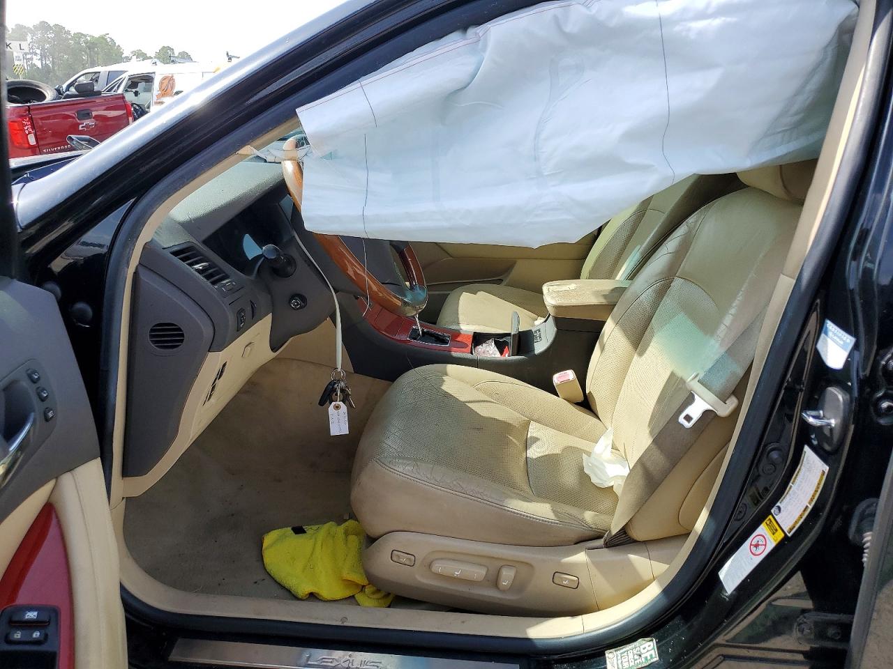 2008 Lexus Es 350 Black vin: JTHBJ46G482160723