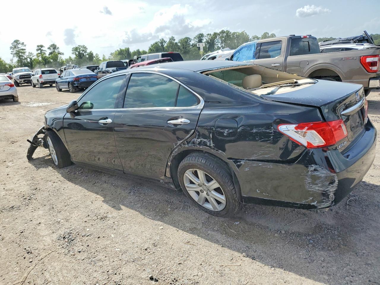 2008 Lexus Es 350 Black vin: JTHBJ46G482160723