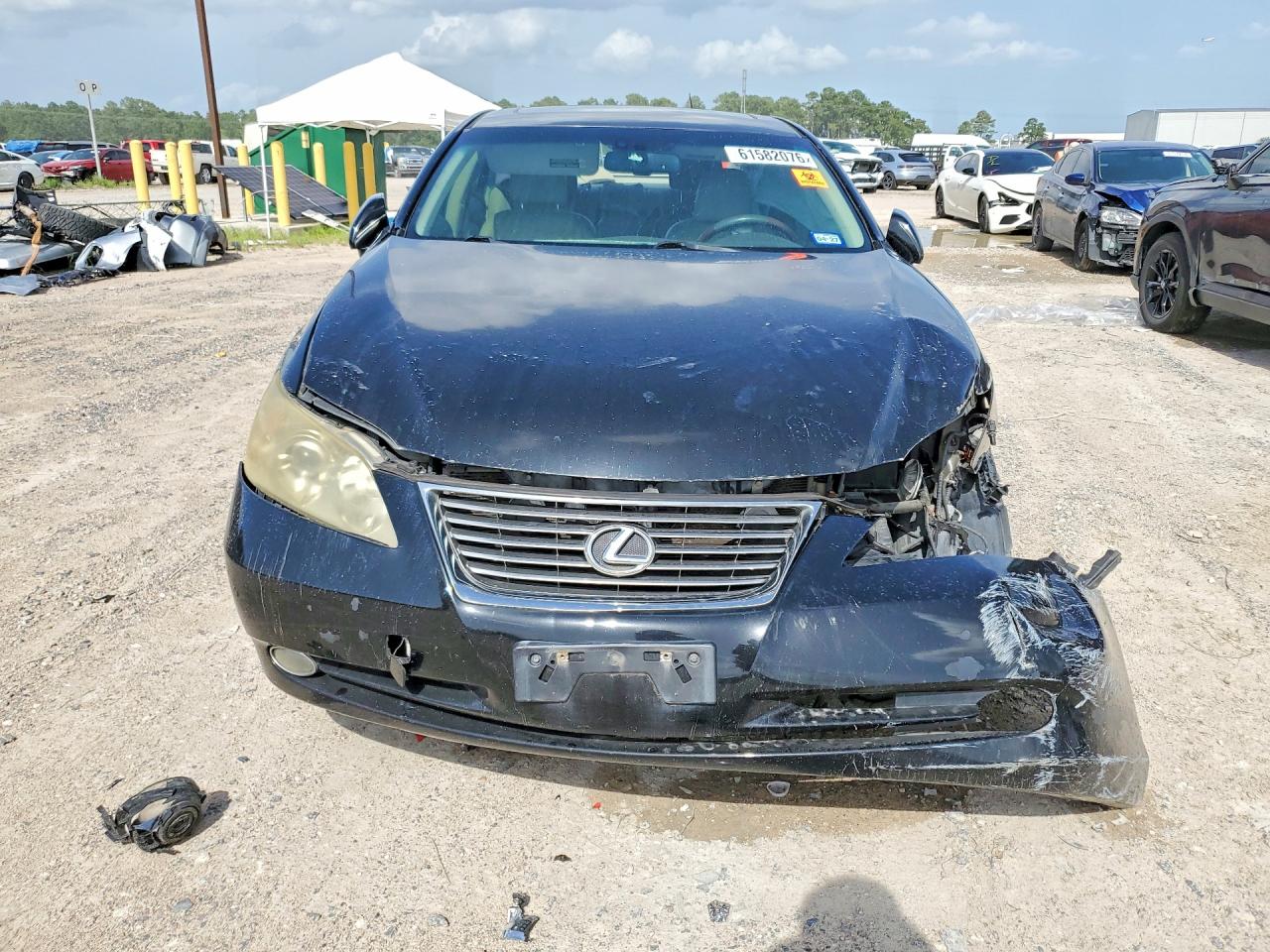 2008 Lexus Es 350 Black vin: JTHBJ46G482160723