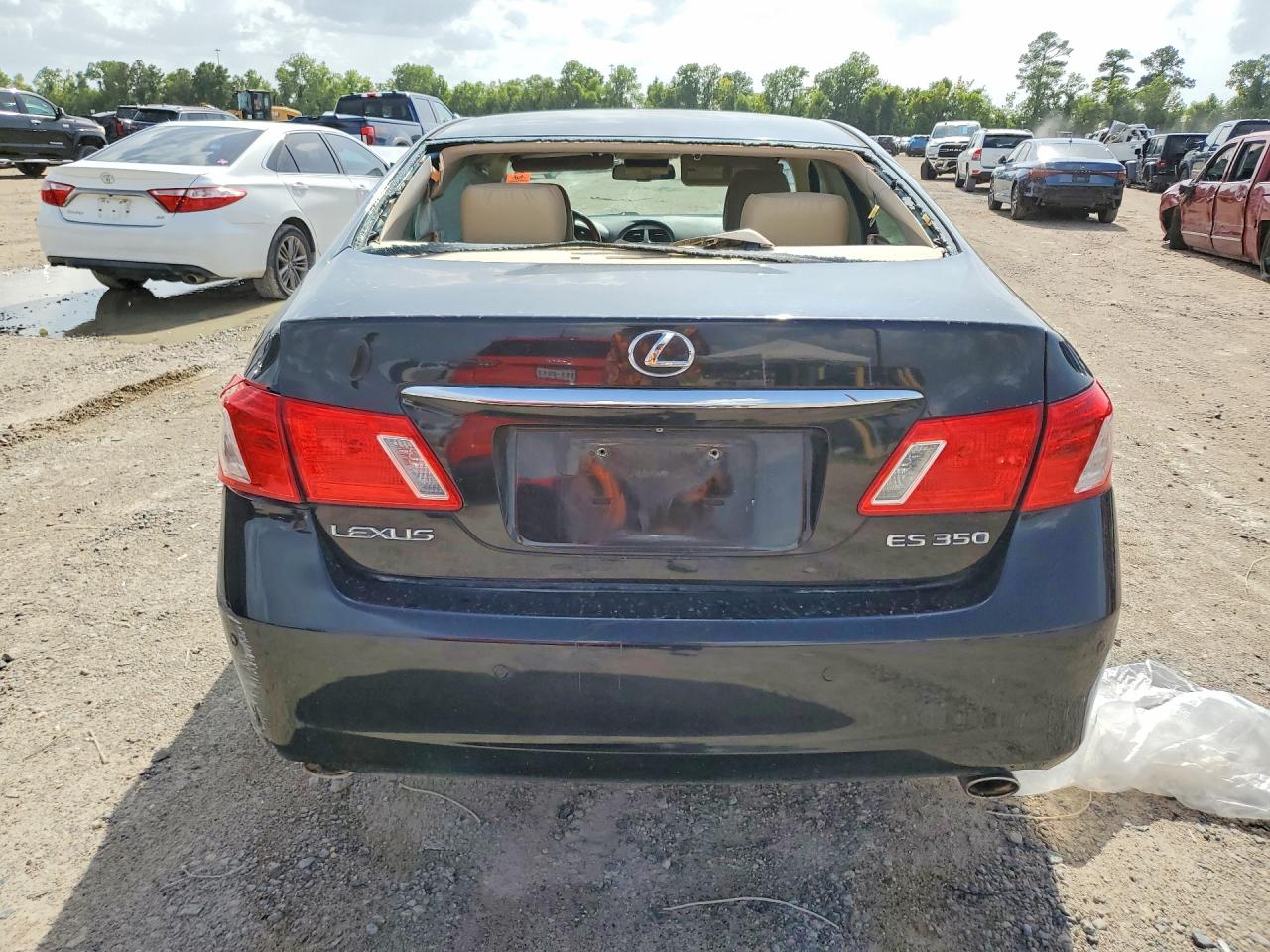 2008 Lexus Es 350 Black vin: JTHBJ46G482160723
