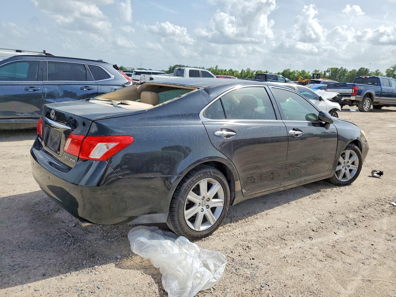 2008 Lexus Es 350 Black vin: JTHBJ46G482160723