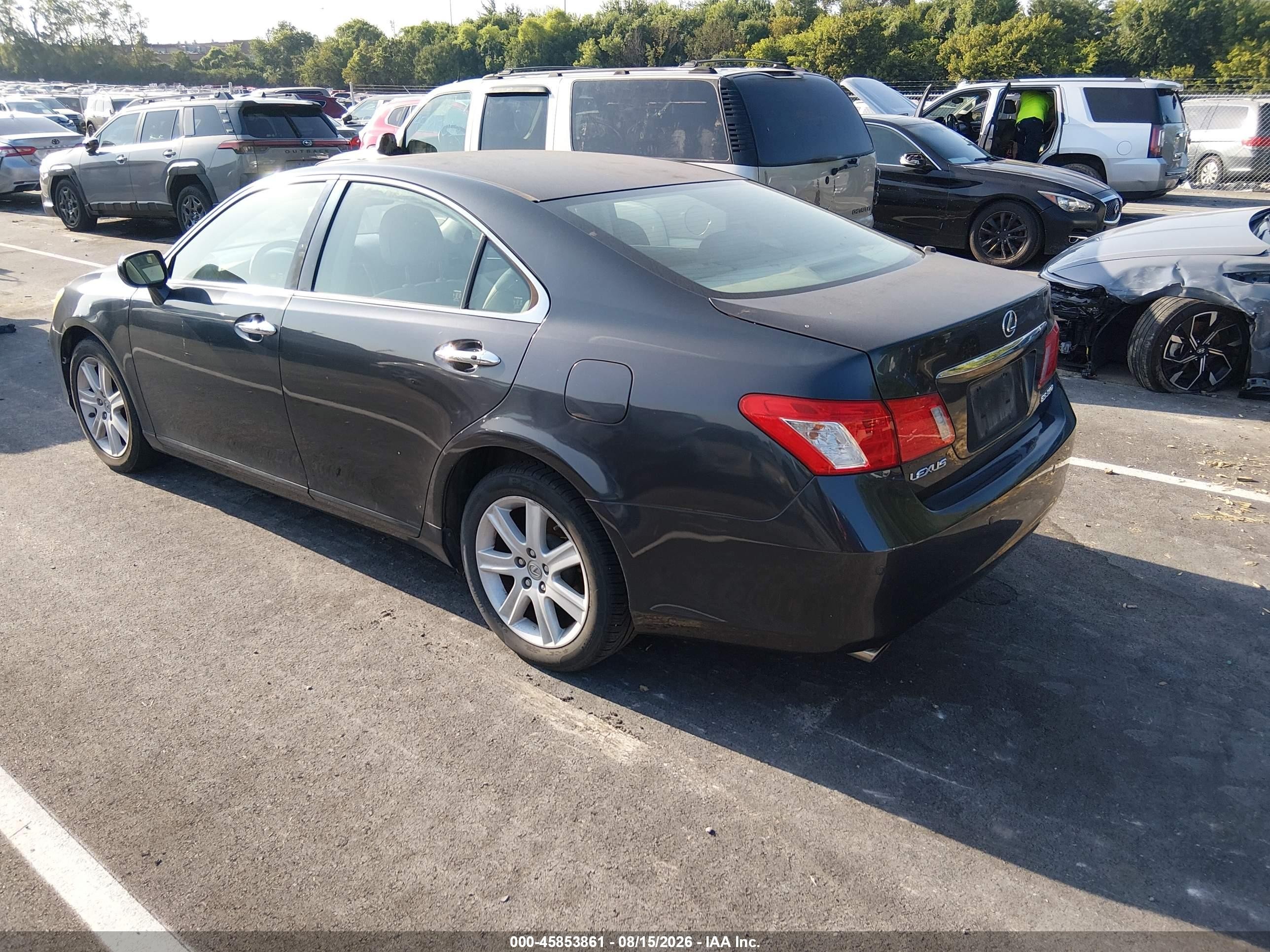 2008 Lexus Es 350   Dark Blue vin: JTHBJ46G482161046