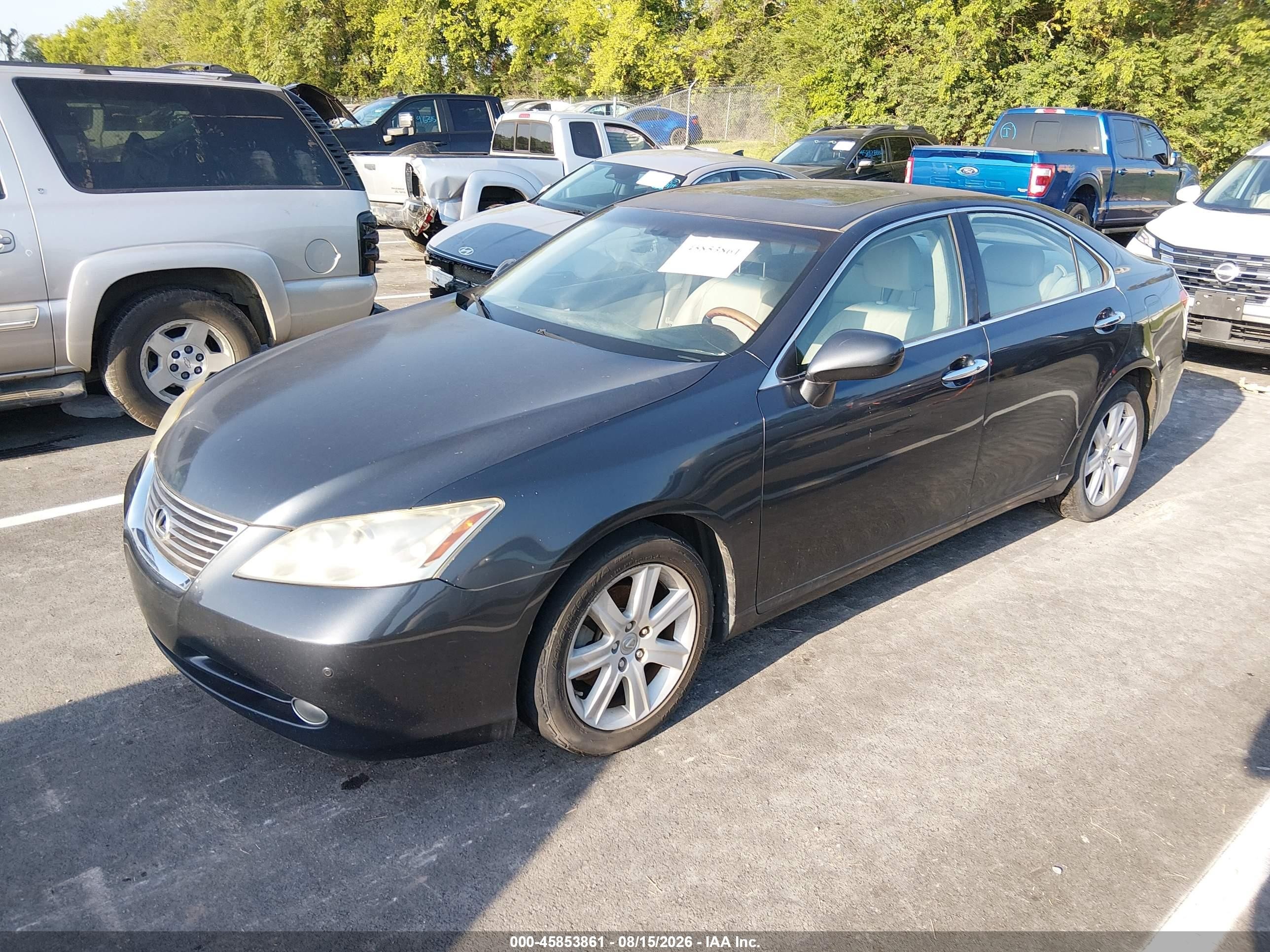 2008 Lexus Es 350   Dark Blue vin: JTHBJ46G482161046