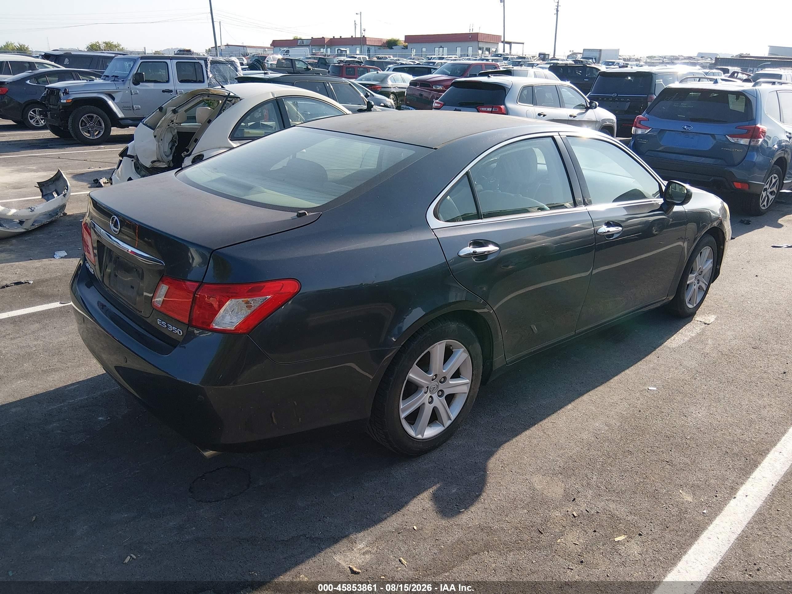 2008 Lexus Es 350   Dark Blue vin: JTHBJ46G482161046