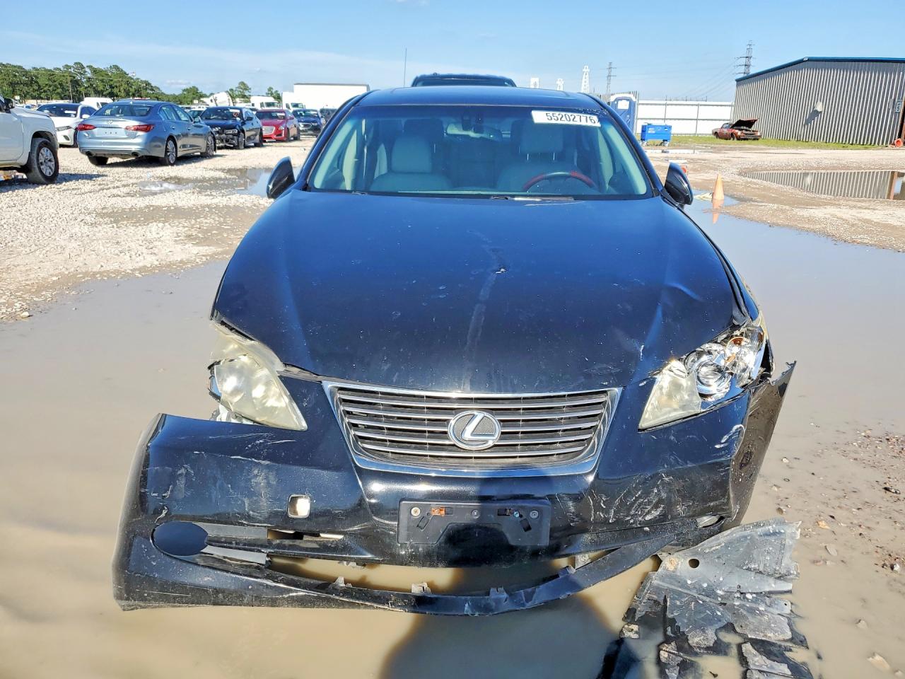 2008 Lexus Es 350 Black vin: JTHBJ46G482162634