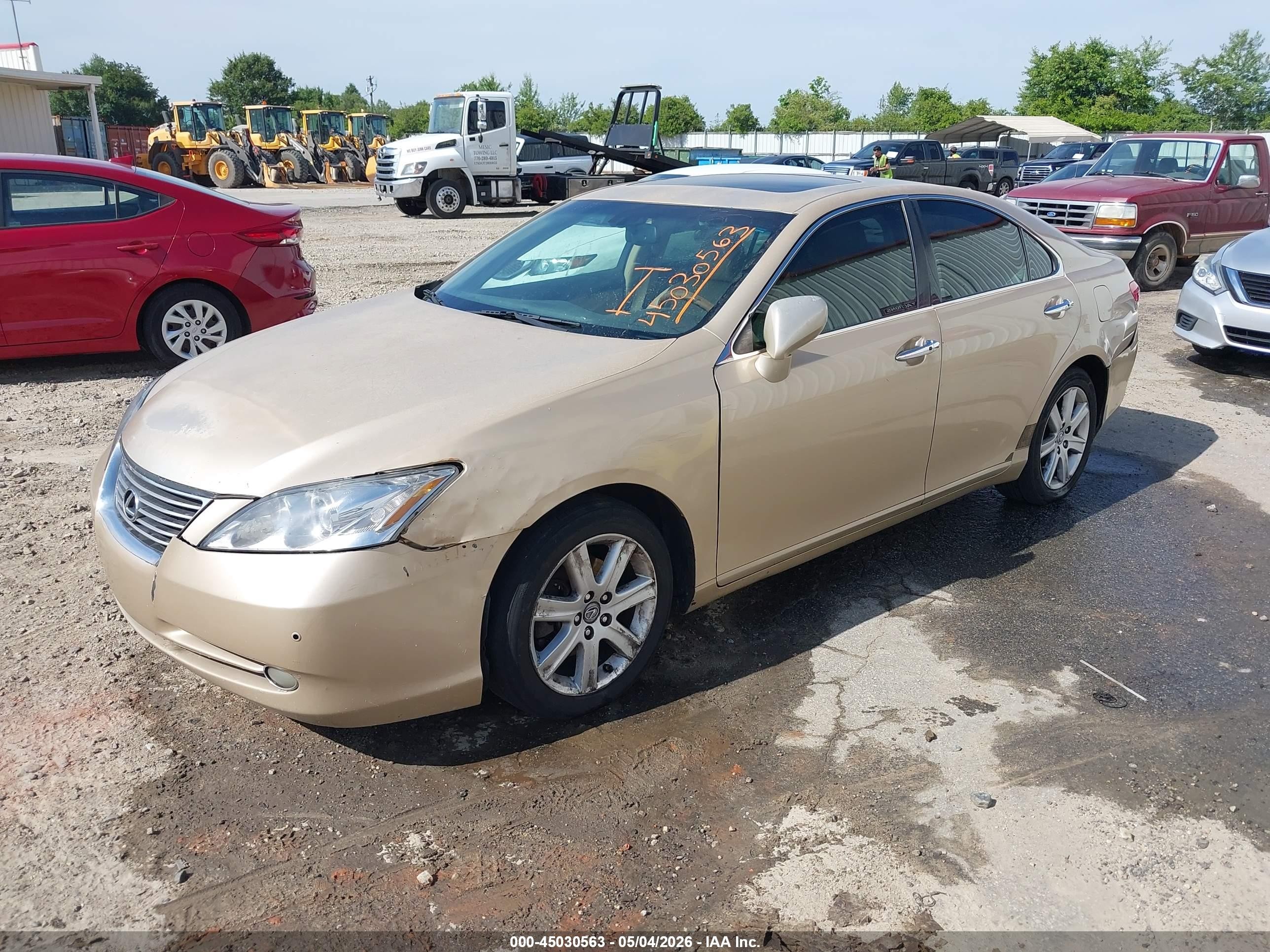 2008 Lexus Es 350   Gold vin: JTHBJ46G482167249