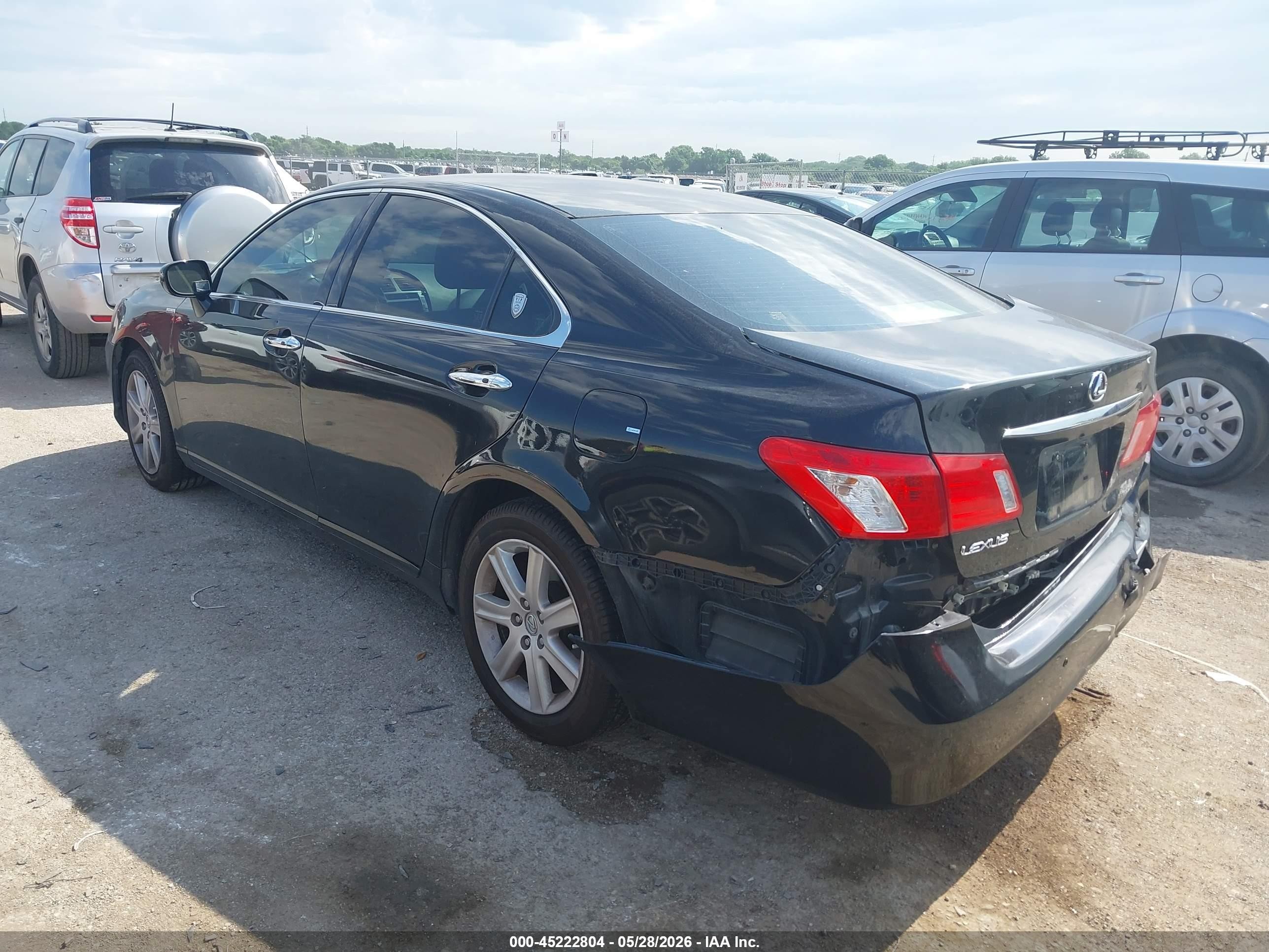 2008 Lexus Es 350   Black vin: JTHBJ46G482174458